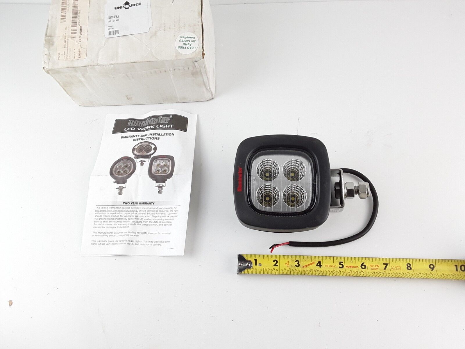 Led Work Lamp LED Light 12-48V 8.5w For Forklift Truck Illuminator SY4LWLS NEW - HotCarParts