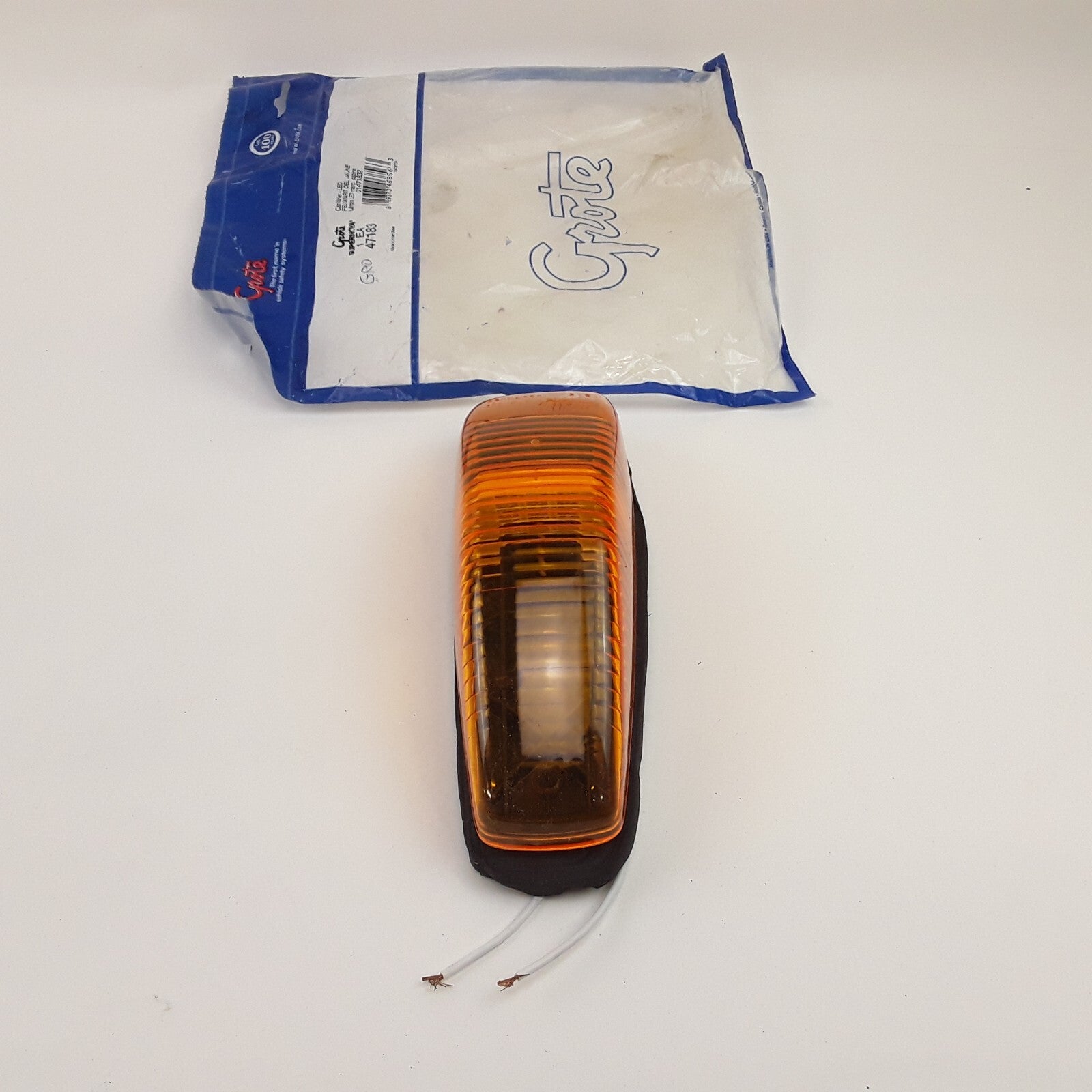Grote Truck SuperNova Small Aerodynamic LED Cab Front Side Marker Light Amber