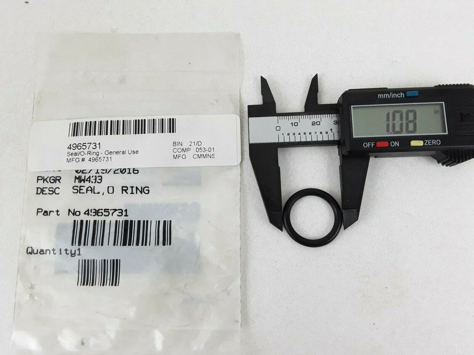 CUMMINS 4965731 - O Ring Seal Fast Free Shipping - HotCarParts