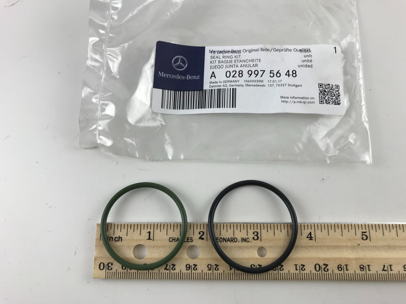 Genuine Mercedes-Benz Fuel Injector Seal Ring Kit A0289975648 DDEA0289975648 FAS - HotCarParts