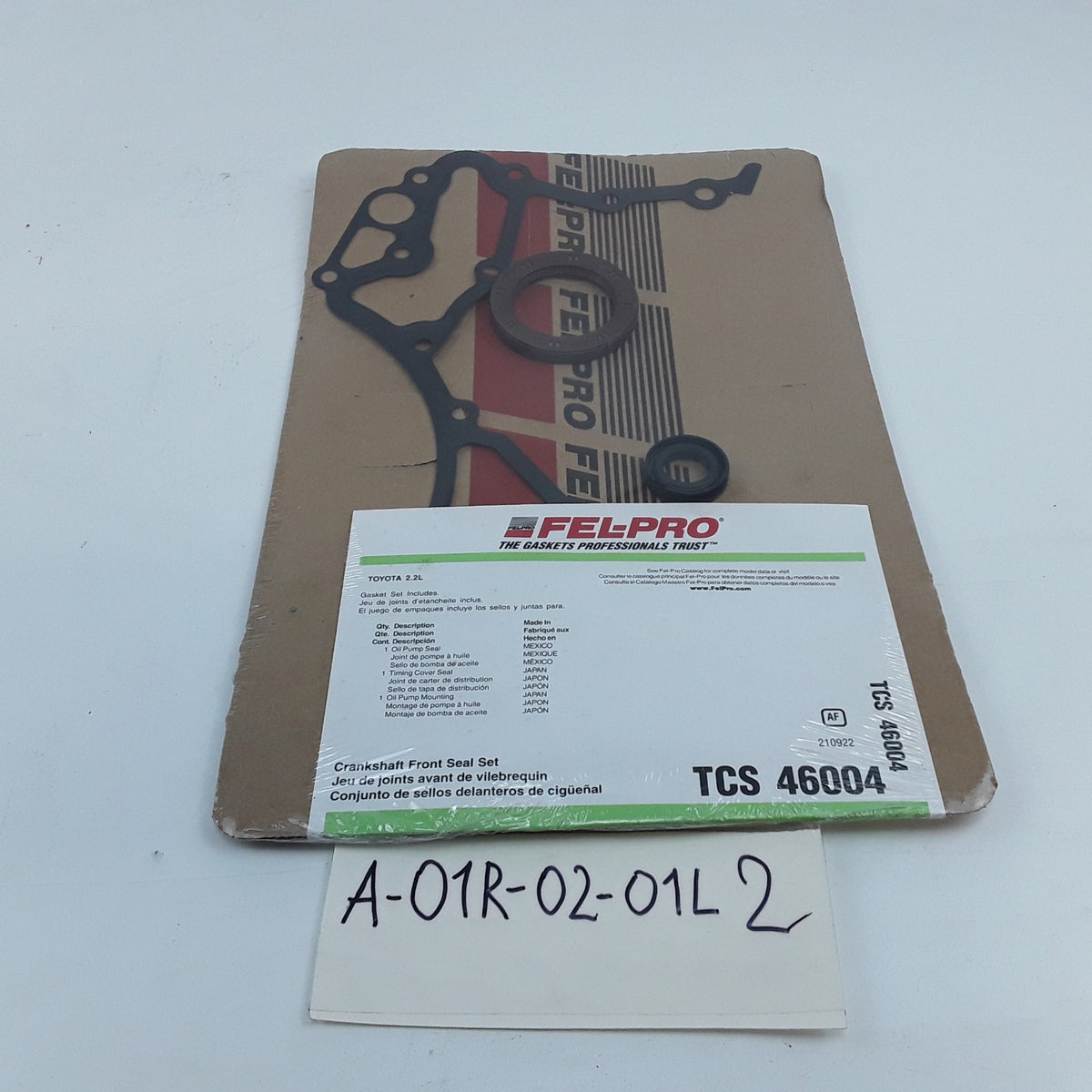 FEL-PRO TCS 46004 Engine Crankshaft Seal Kit Fits Toyota Solara 1999 2000 2001