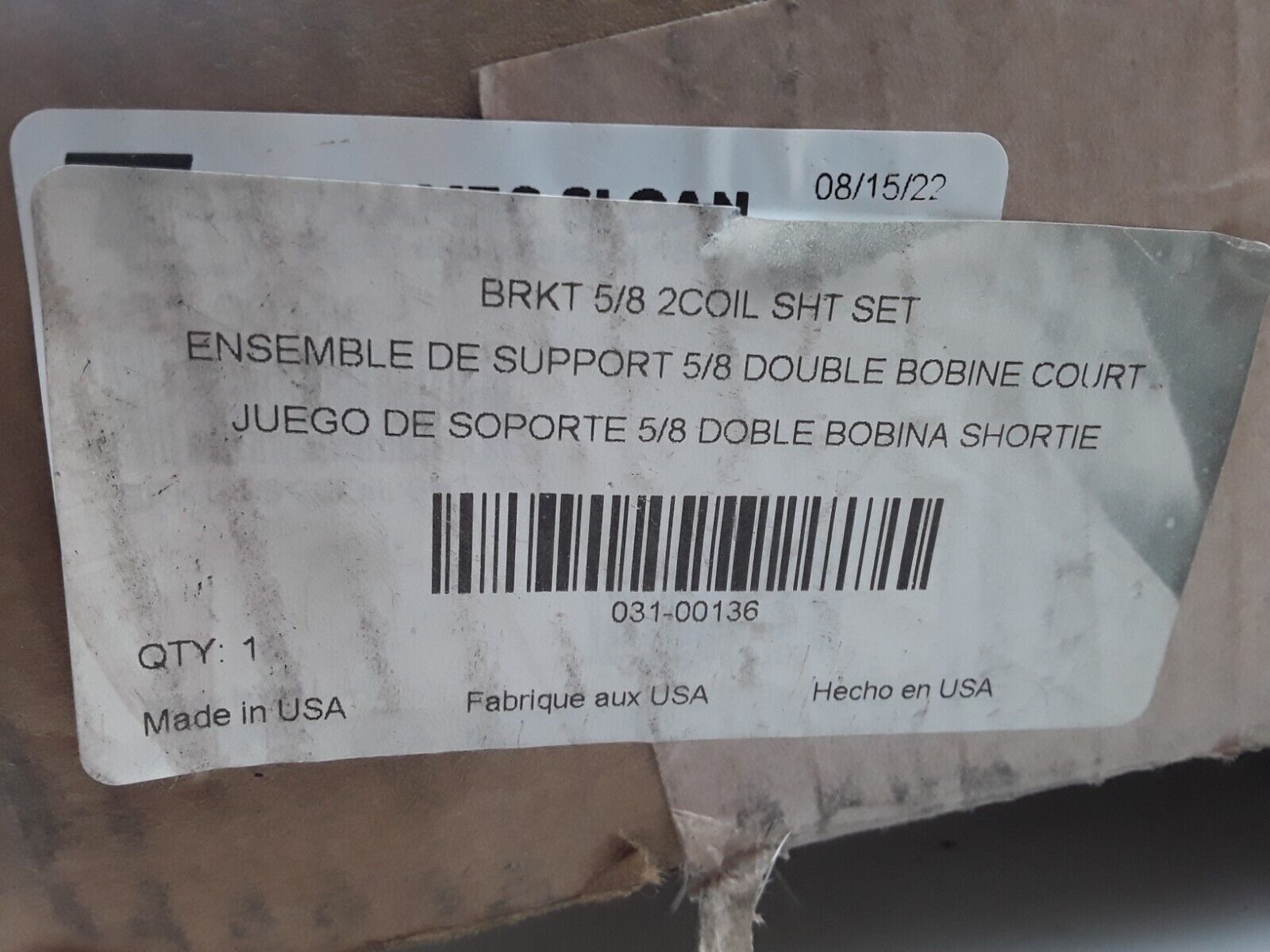 Fleet Engineers 031-00136 Double Coil Shortie Bar Type Mud Flap Brackets - HotCarParts