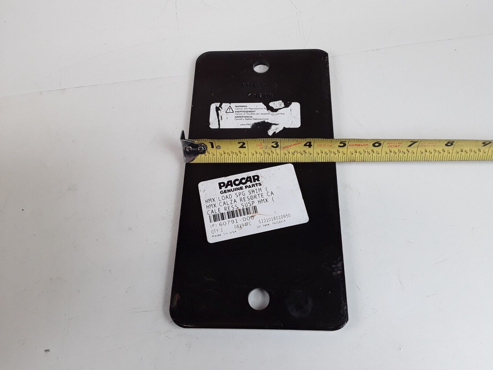 For Hendrickson 60791-000 Air Suspension Spring Haulmaxx Load Shim 0.25 In Thick - HotCarParts