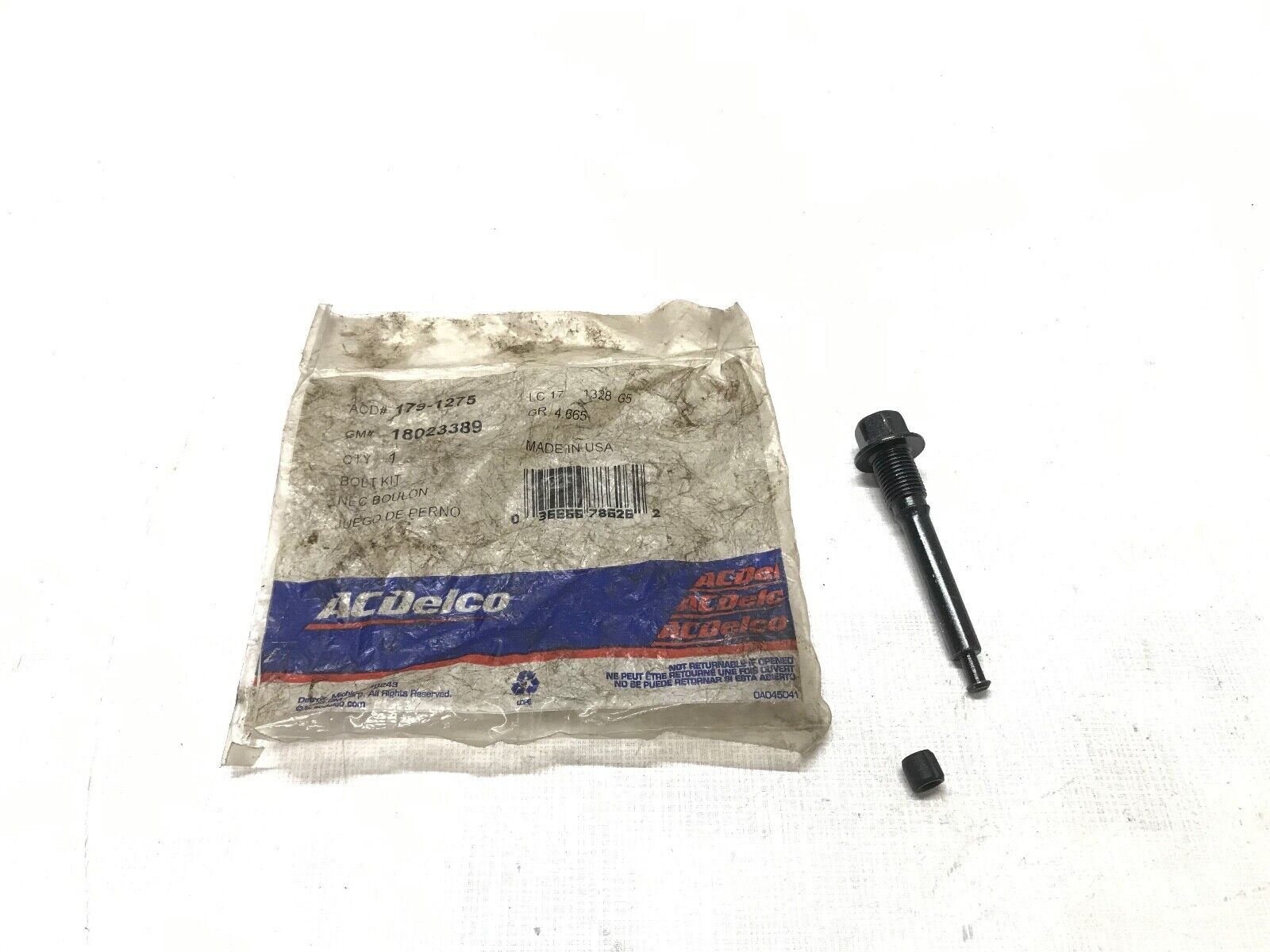 GENUINE GM ORIGINAL AC DELCO 179-1275 BRAKE CALIPER BOLT KIT FACTORY 18023389 - HotCarParts