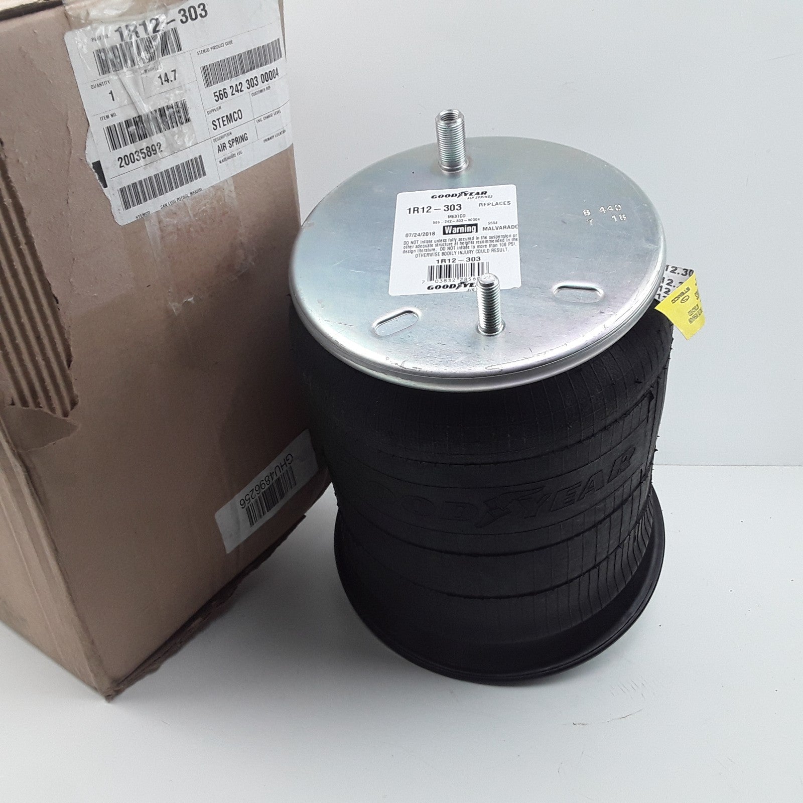 Goodyear 1R12-303 Cushion Rolling Lobe Air Springs High Performance Heavy Duty