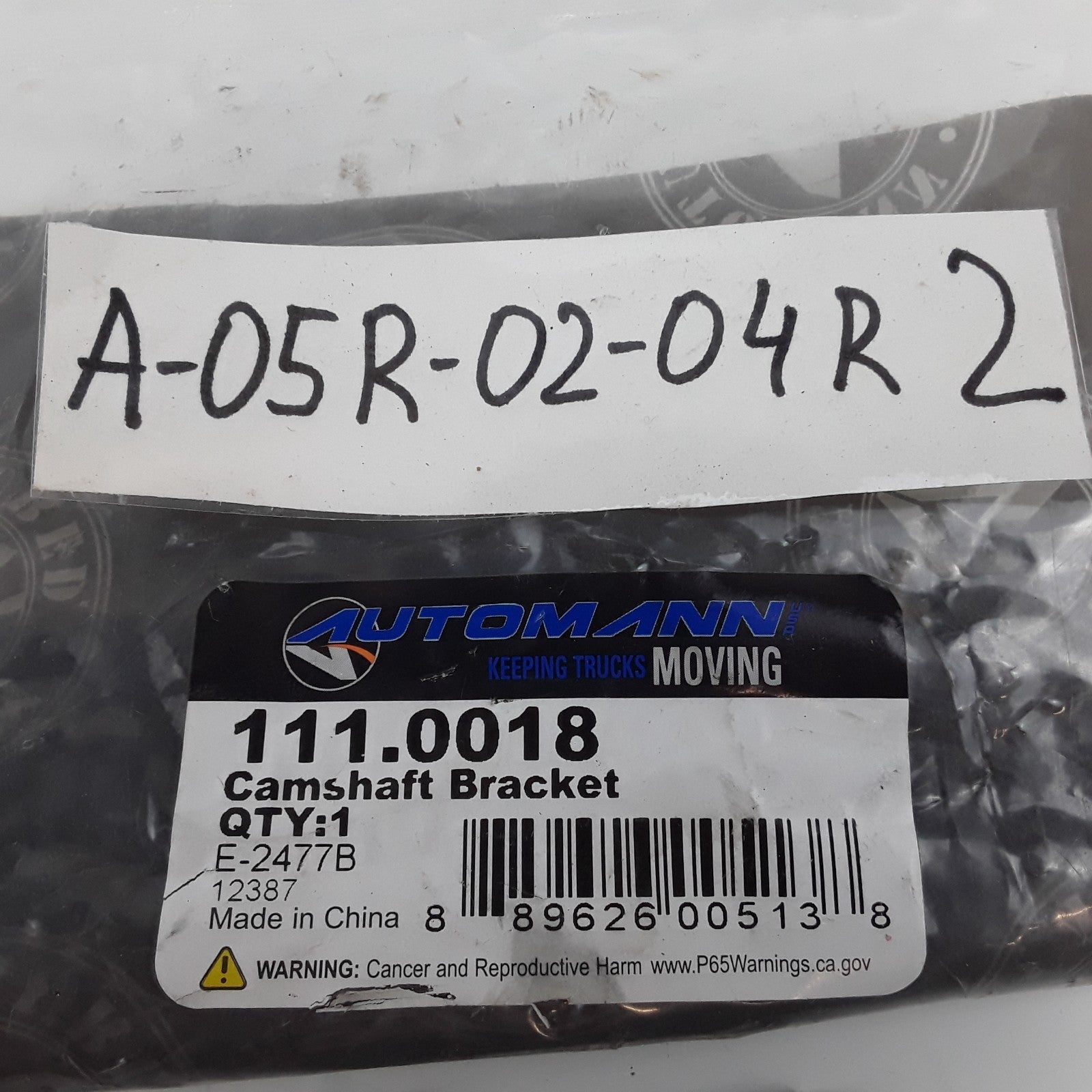 Automann 111.0018 Camshaft Bracket Assembly Fits Heavy-Duty Trucks E-2477B 12387
