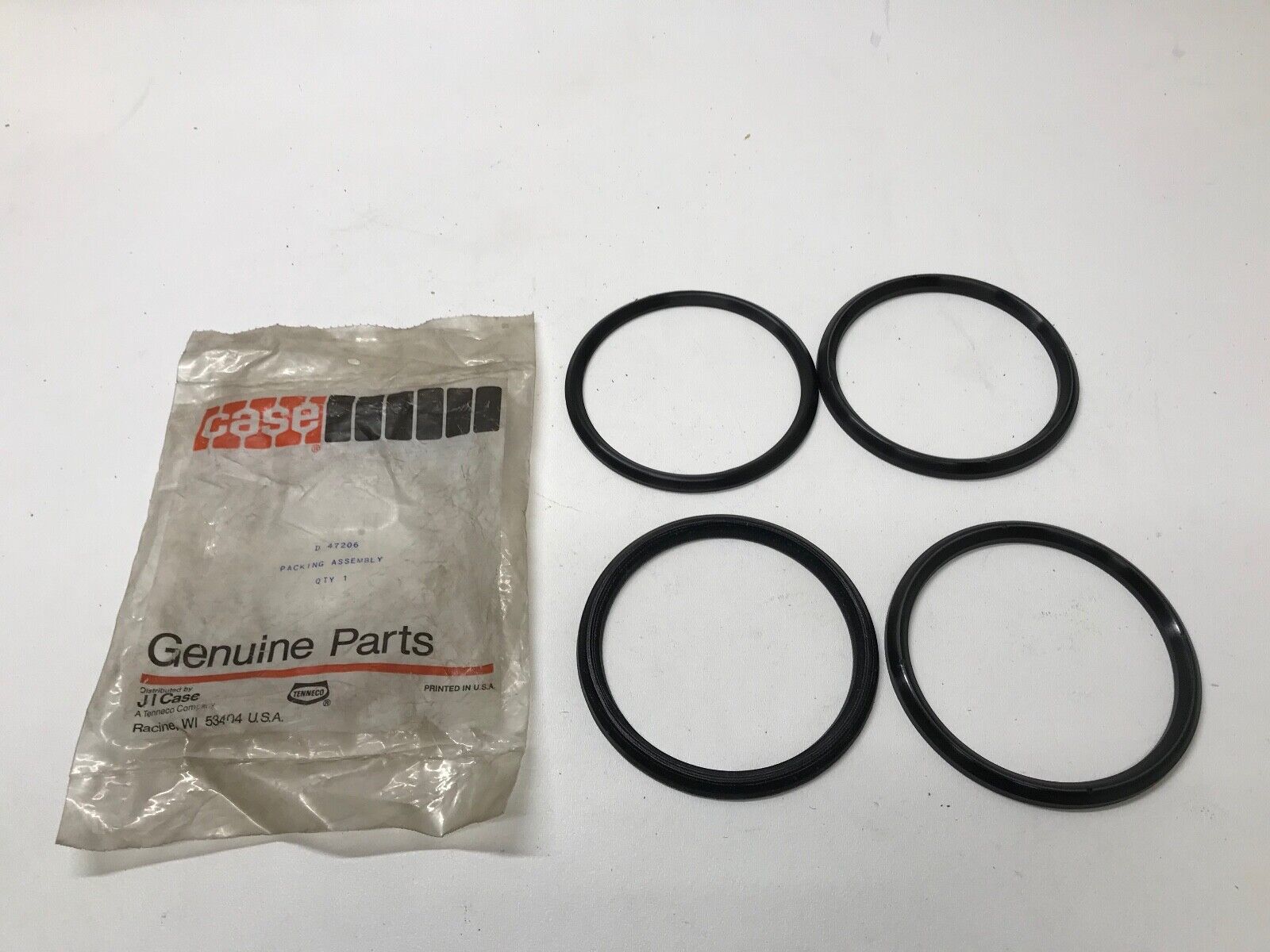 4 PCS. - GENUINE CASE # D47206 Packing Seal Ring Set FAST SHIPPING - HotCarParts