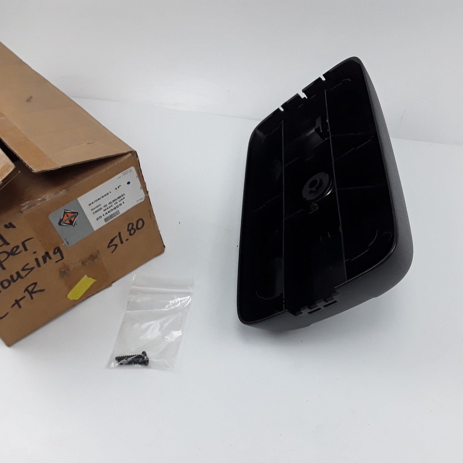 Left Right Door Mirror Housing Manual Black For Navistar International Trucks