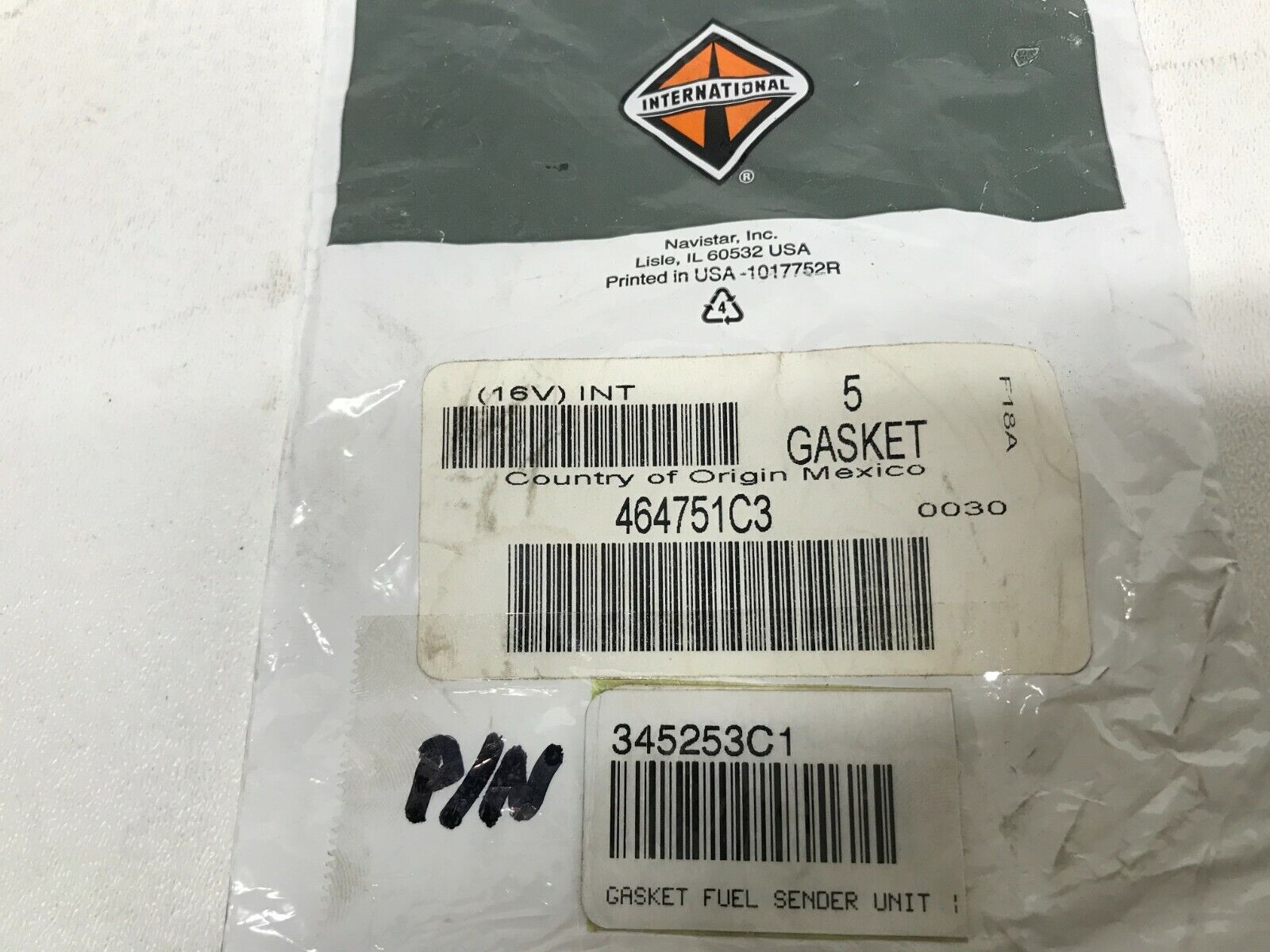 5 PCS. GENUINE OEM International 464751C3 Fuel Tank Sending Unit Gasket FAST SHI - HotCarParts