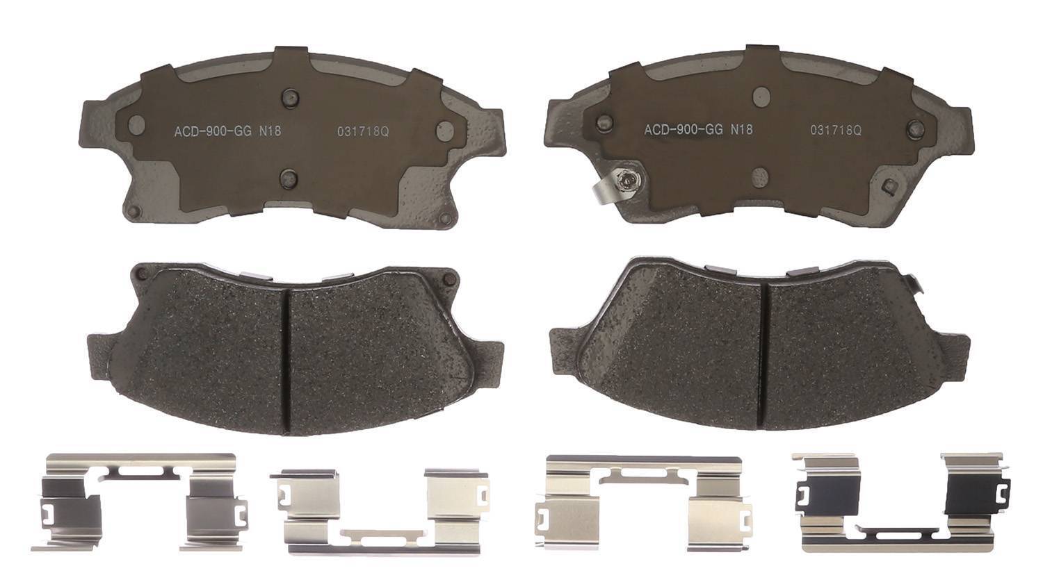 Disc Brake Pad Set Ceramic Fits Cadillac ATS 2013 Chevrolet Cruze 2010-2015