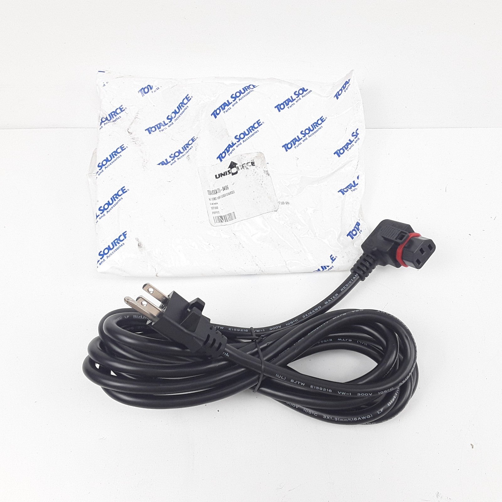 Total Source 475-0406 AC Power Cord 10-Feet 16AWG Fits IC650 Series Charger