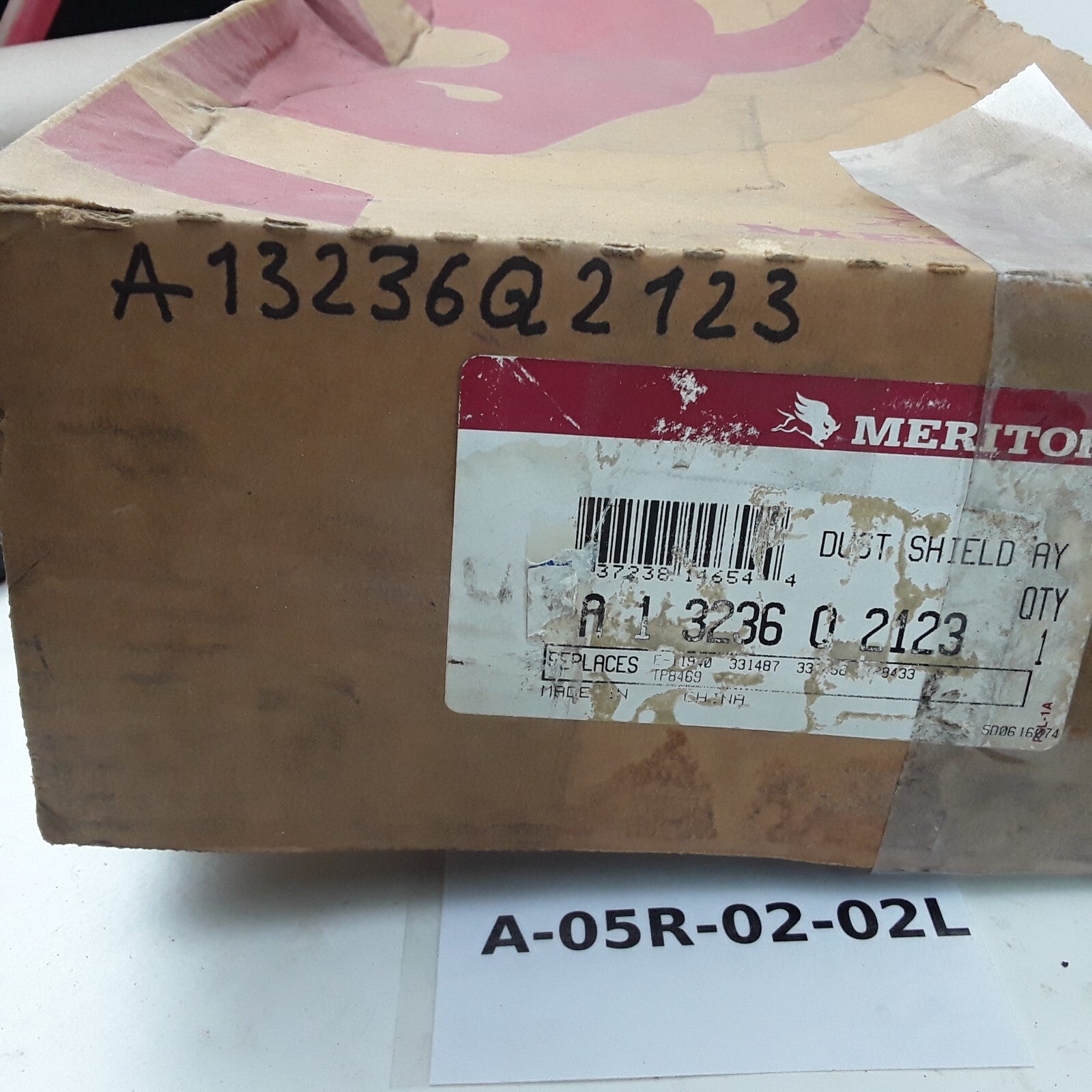 Meritor Genuine A1 3236Q2123 Hydraulic Brake Dust Shield Assembly Outer 18in