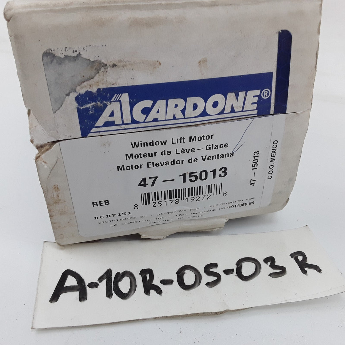 Cardone 47-15013 Window Lift Motor Fits Honda Accord 2003 2004 2005 2006 2007