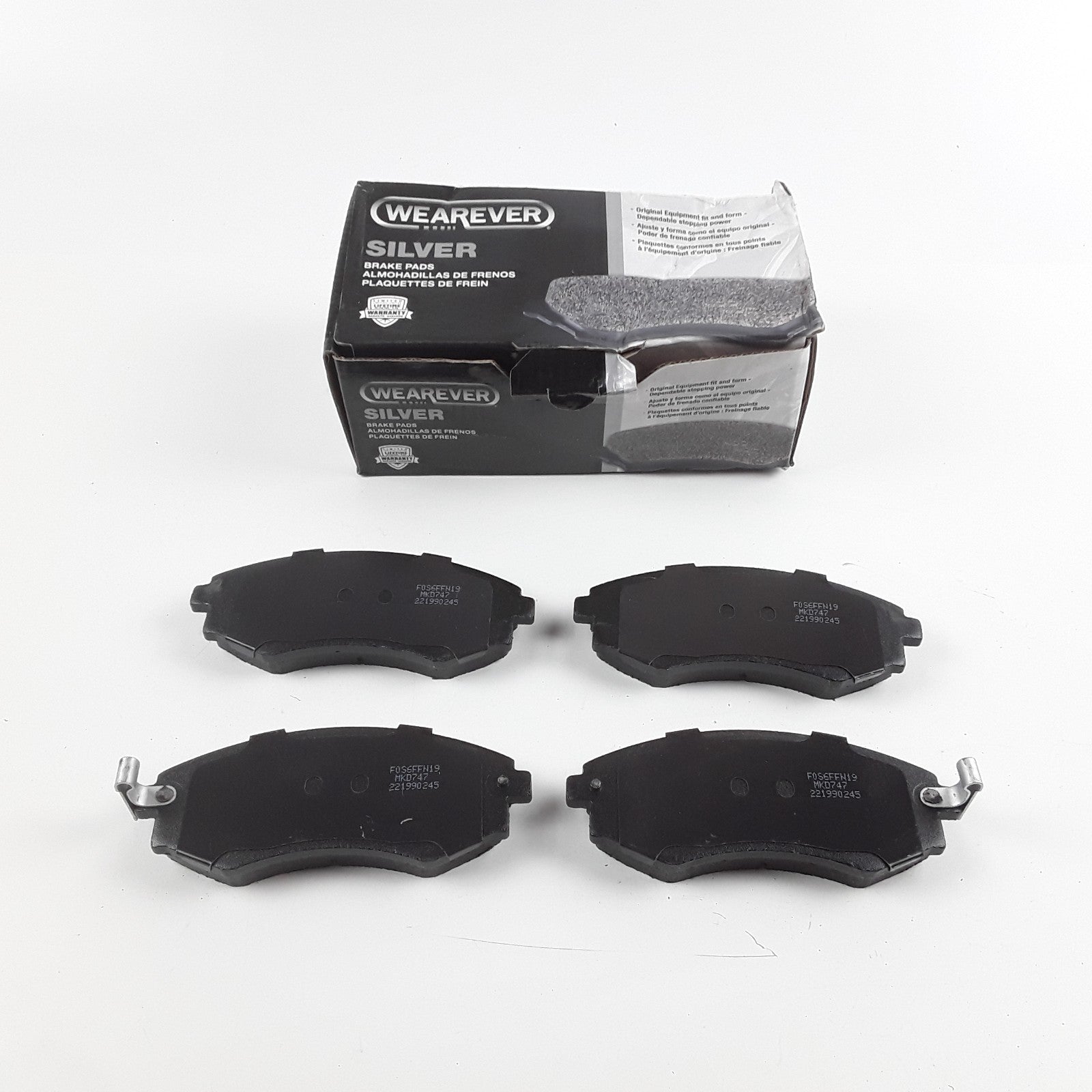 Front Disc Brake Pad Set For Hyundai Elantra , Tiburon , Sonata 1989-2004