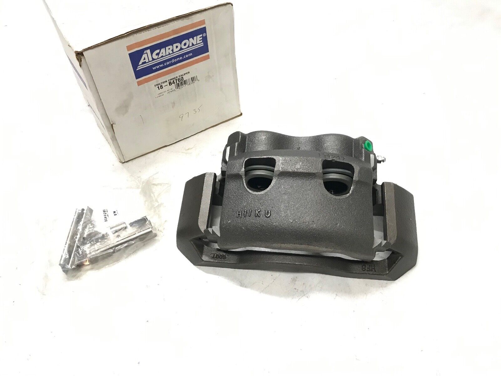 Disc Brake Caliper-Unloaded Caliper with Bracket Front Right Cardone Reman - HotCarParts