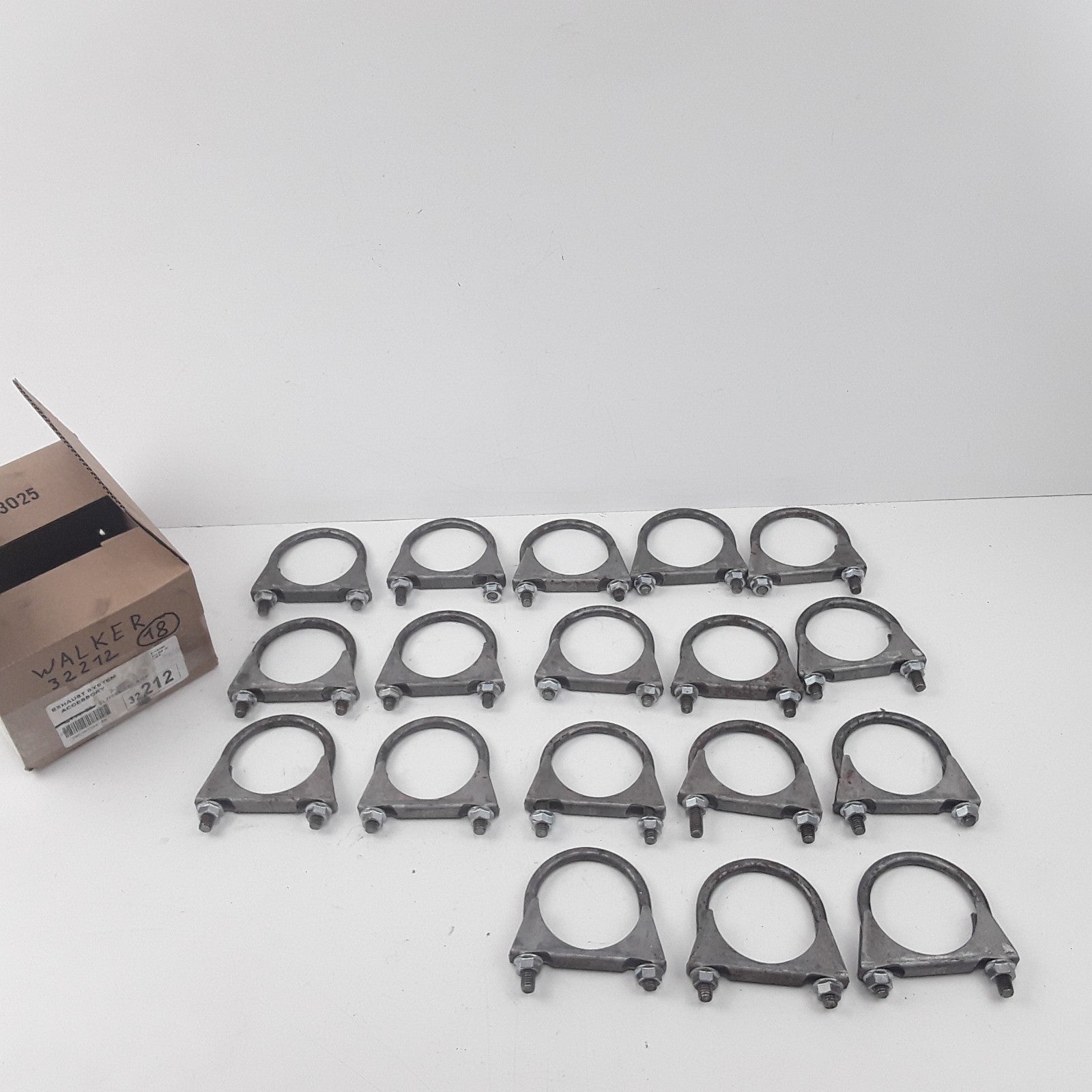 Walker 32212 Exhaust Clamp System Accessory Steel Heavy Duty 2 1/2" Lot of 18