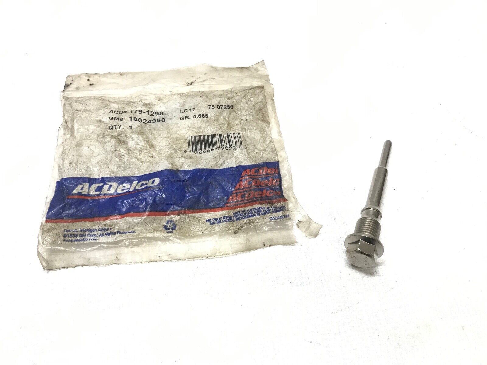 Disc Brake Caliper Bolt Kit ACDelco 179-1298 - HotCarParts