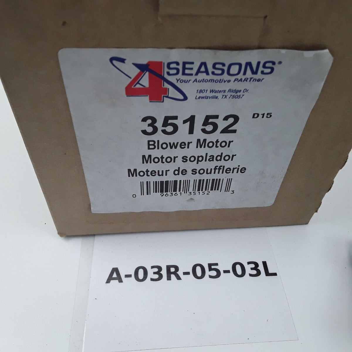 Four Seasons 35152 CCW Blower Motor Fits Jeep Grand Cherokee (1999 2000 2001)