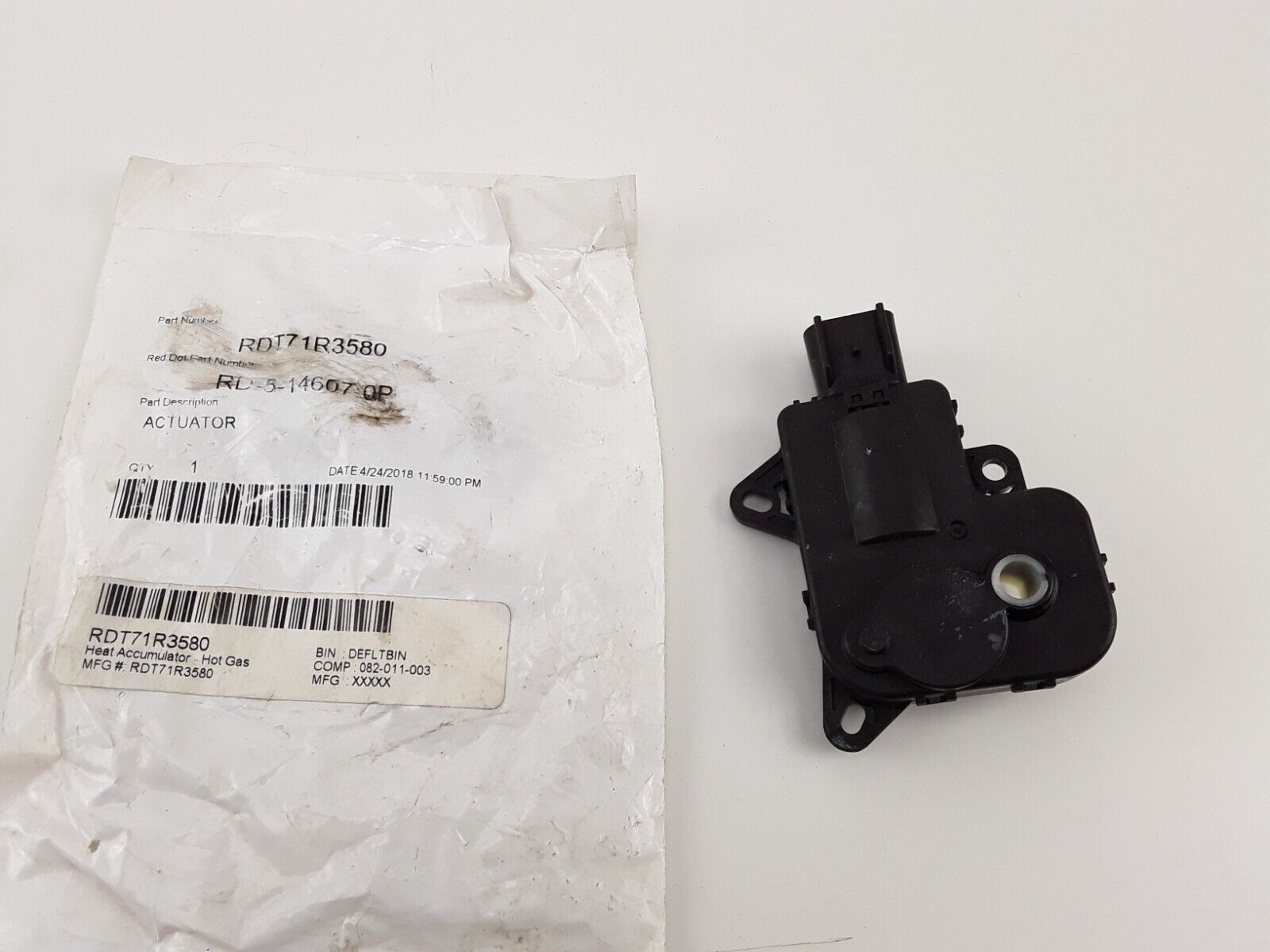 RedDOT RDT71R3580 12V 2-Pin Heater Valve Actuator for International Navistar - HotCarParts