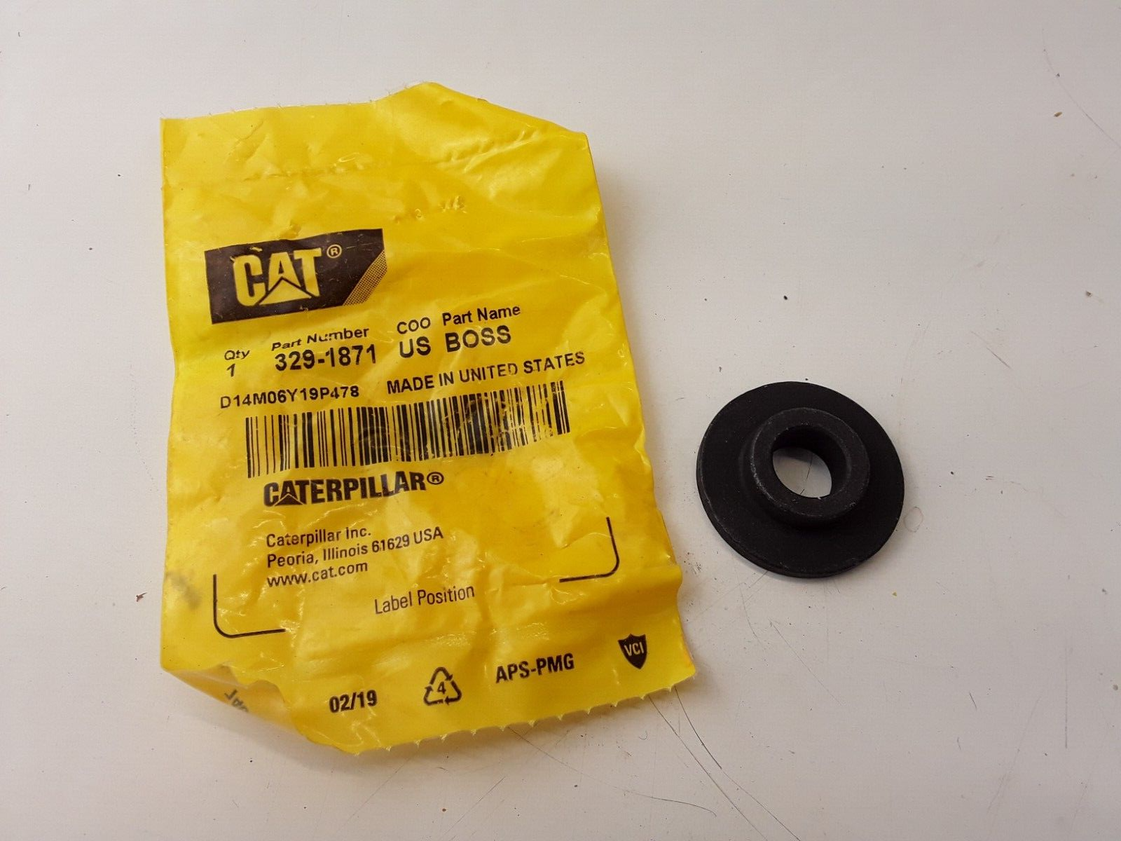 CAT 329-1871: 11MM INNER DIAMETER BOSS used in Engine Enclosure Fits Caterpillar - HotCarParts