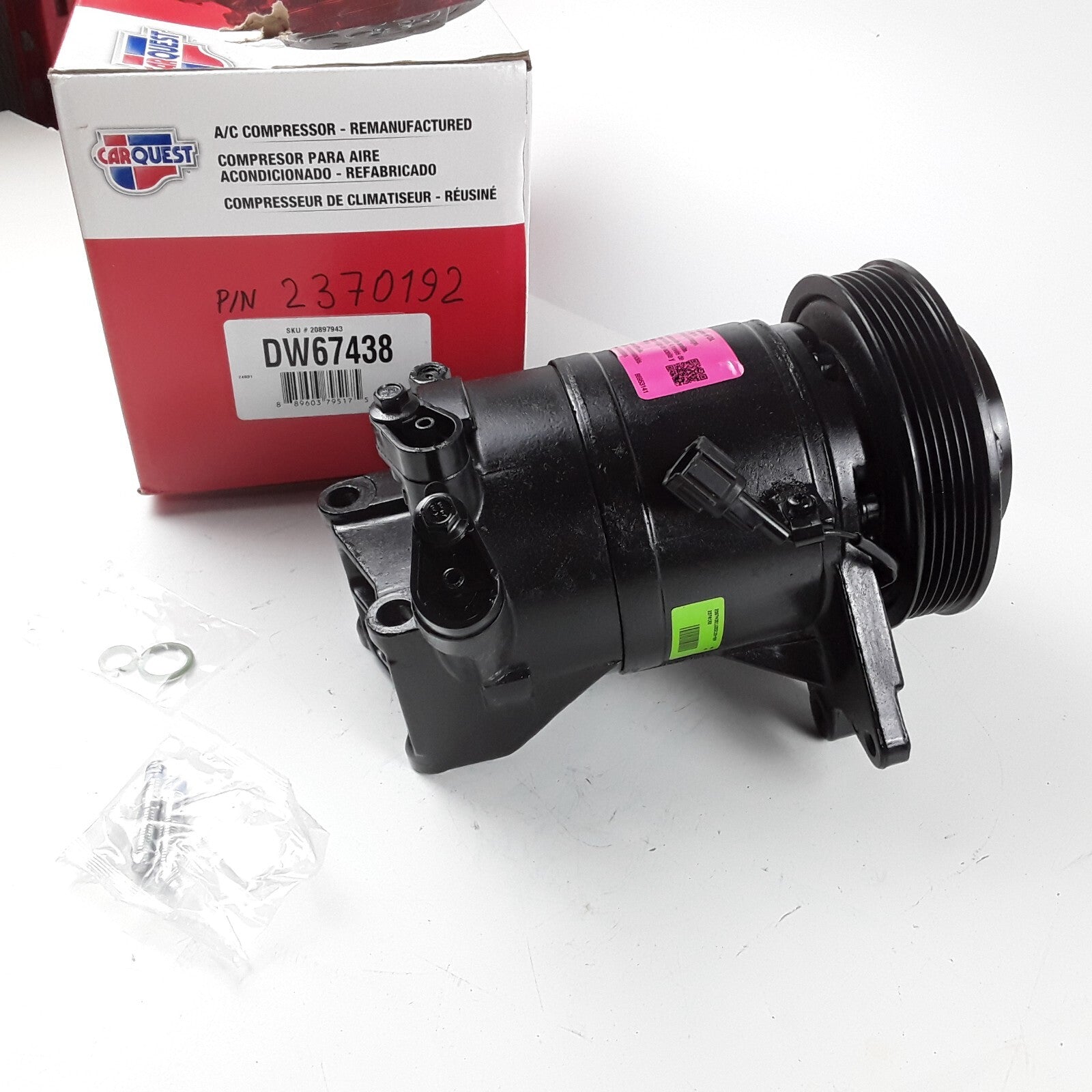 Carquest Premium DW67438 A/C Compressor Fits Nissan Altima Maxima (2002-2008)