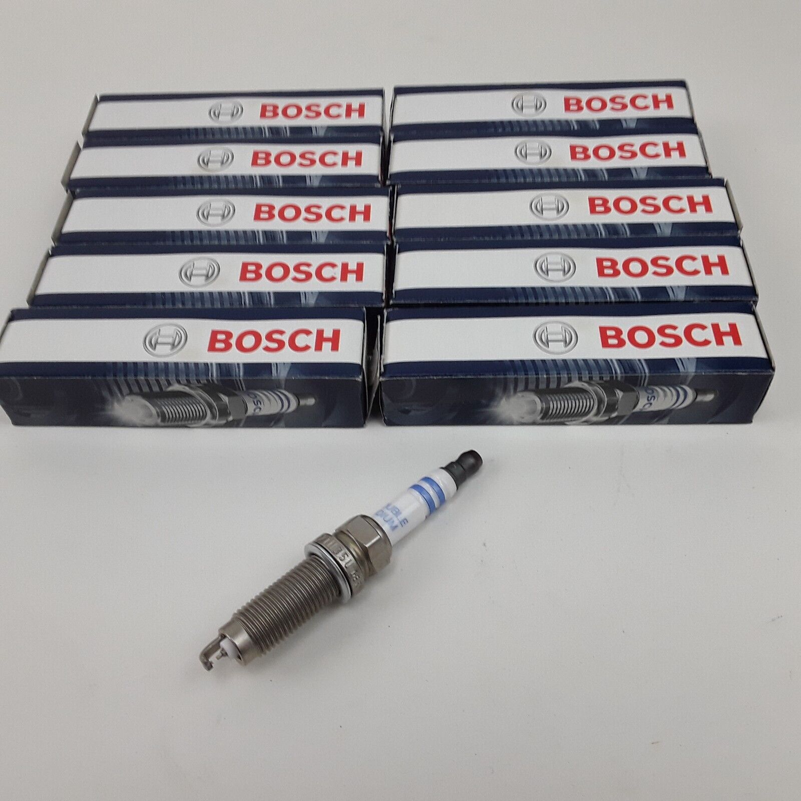 10 pcs Bosch 9695 Fine Wire Double Iridium Spark Plugs Fits Nissan 2013-2020