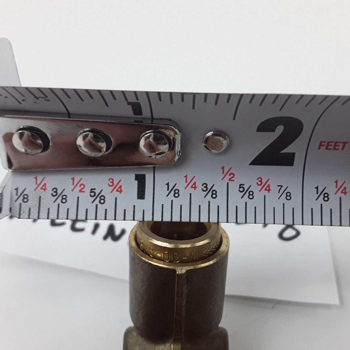 45° Brass Push-to-Connect (PTC) Male 3/8 Elbow Fitting For Mack & Volvo Truck