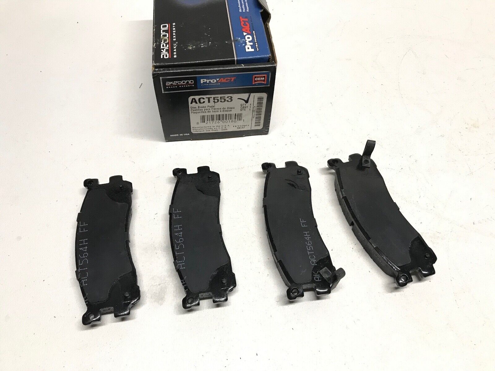 Disc Brake Pad Set-Disc Rear Akebono ACT553 for 929, MPV, Millenia FAST SHIPPING - HotCarParts