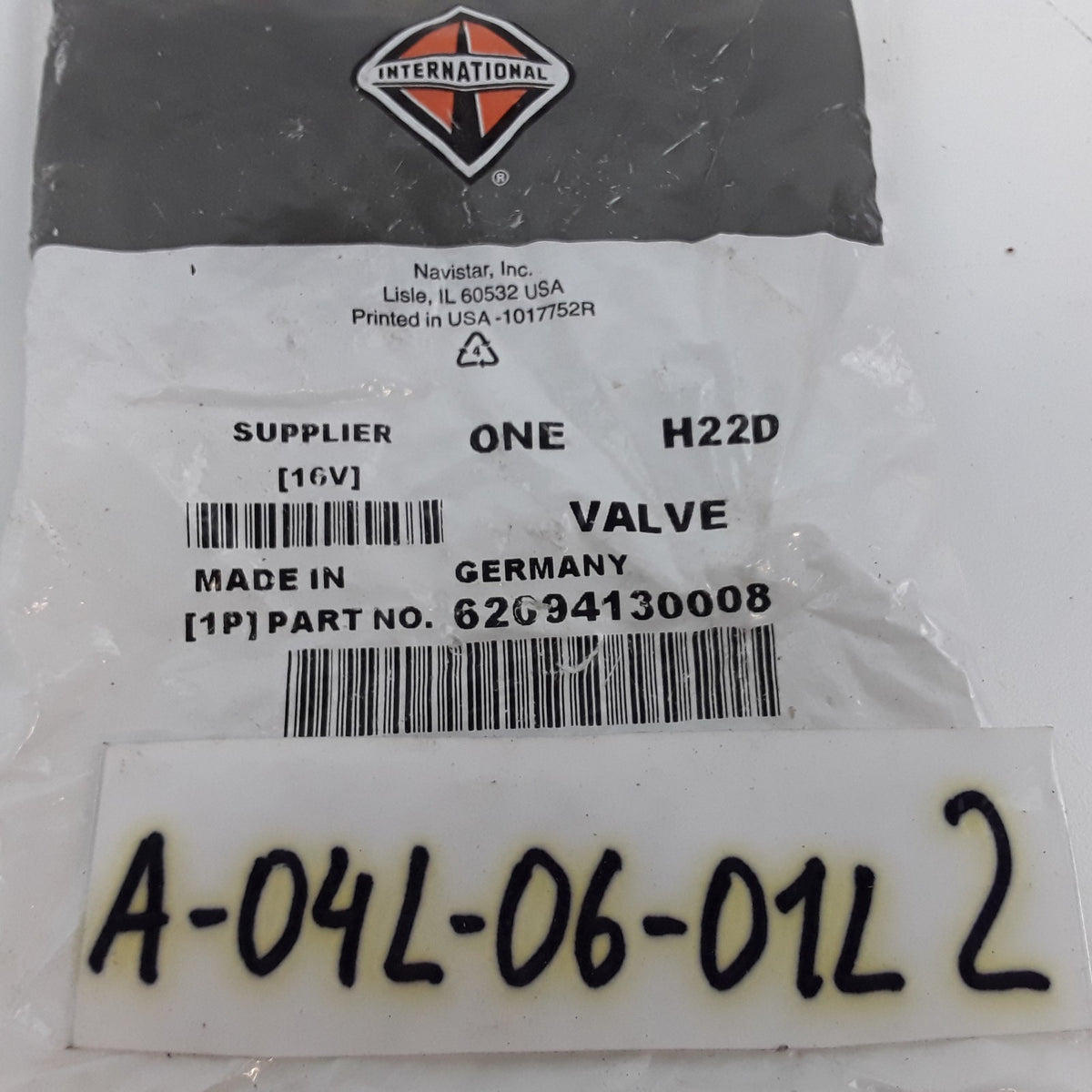 International 62094130008 Brake Solenoid Valve For International Navistar Trucks