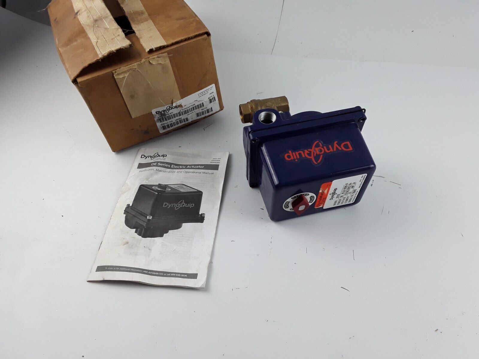 Dynaquip Controls Ehh23ate20h 1/2" Fnpt Brass Electronic Ball Valve 2-Way DE153 - HotCarParts