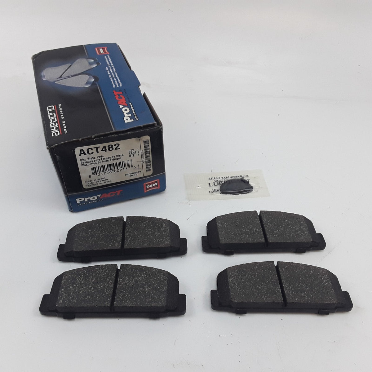 Disc Brake Pad Kit Fits Mazda 6 Protege RX-7 (1990-1991, 1993-1995, 2003-2005)