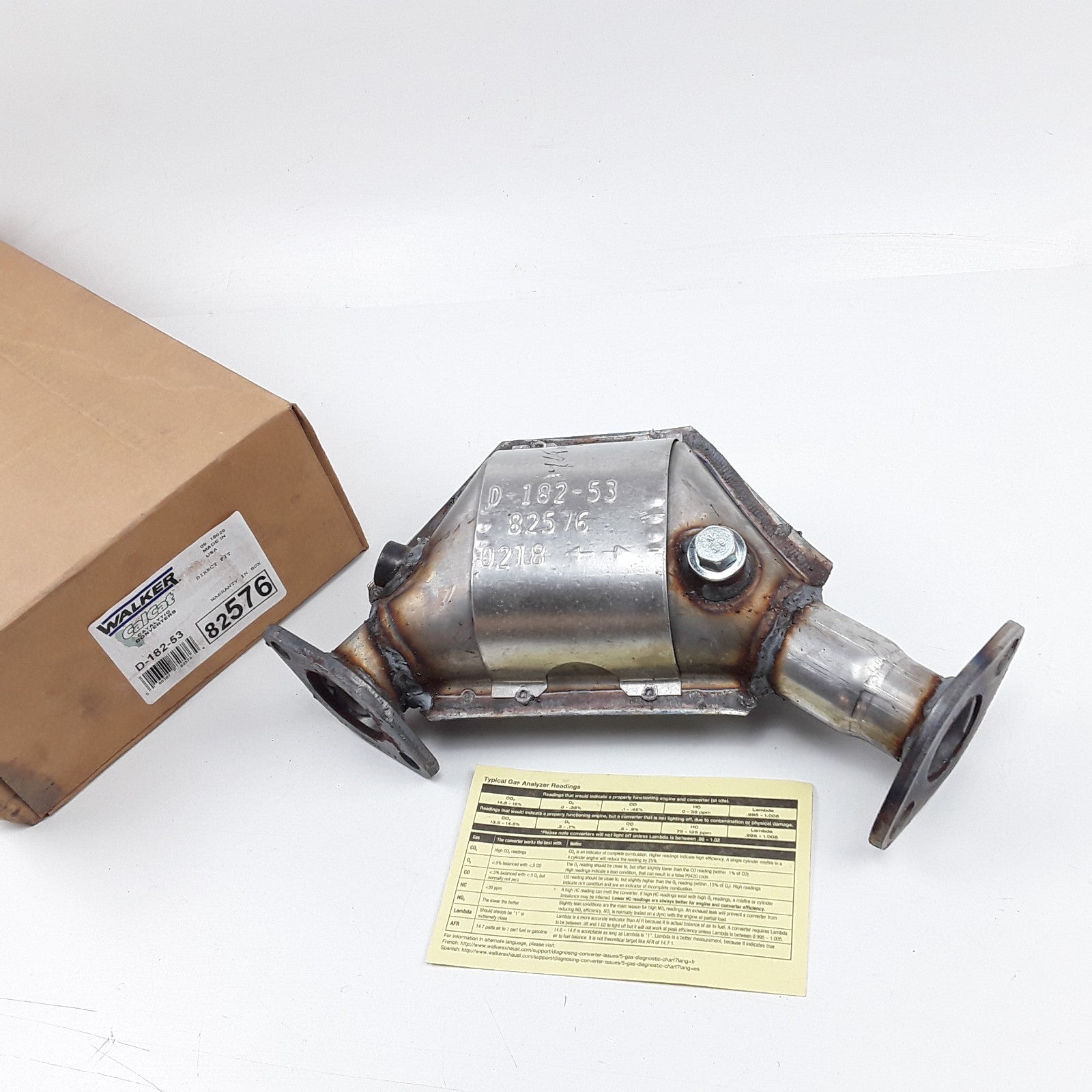 Walker 82576 Catalytic Converter For Subaru Forester Legacy Impreza (1998, 1999)