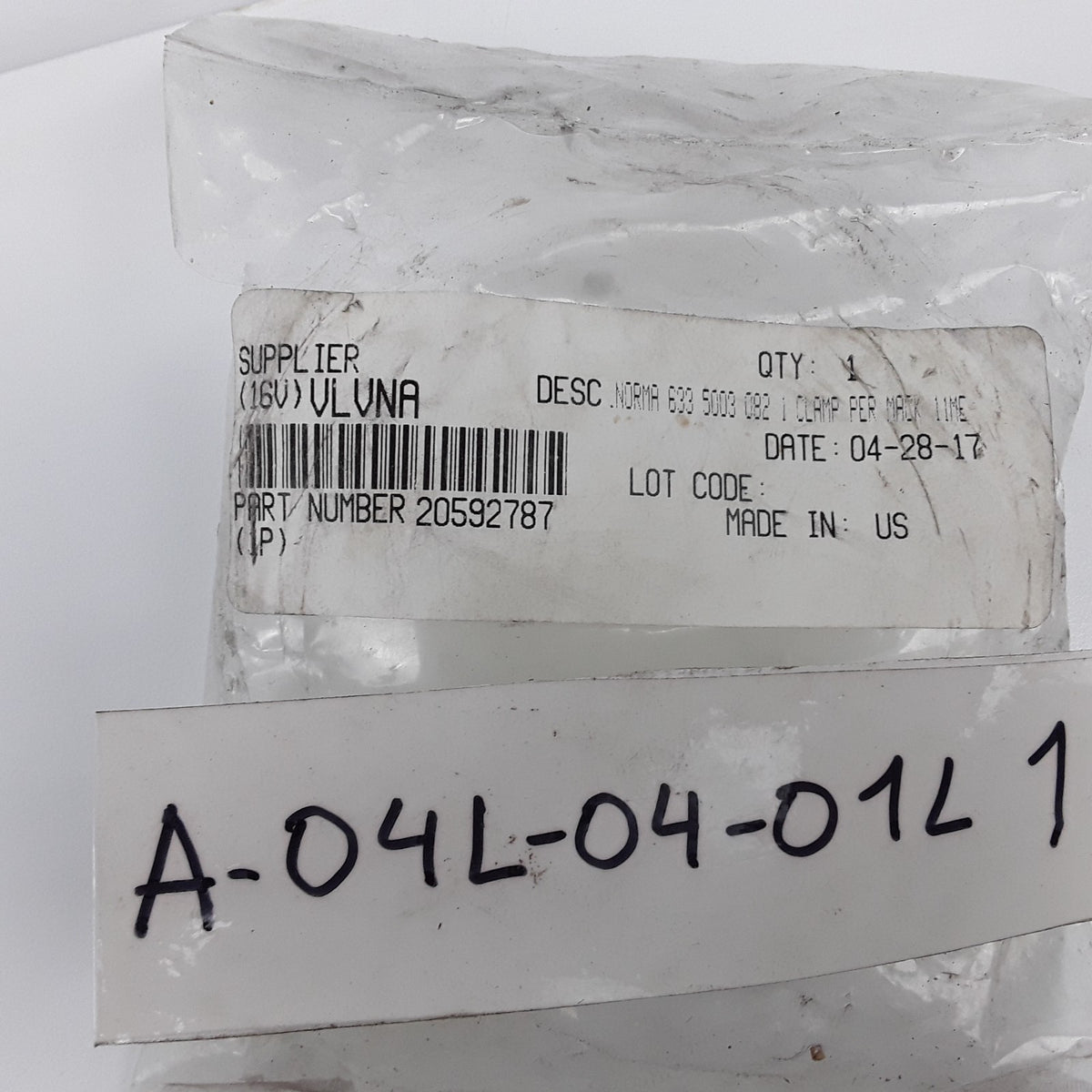 Volvo 20592787 Turbocharger Clamp Assembly Fits Mack Volvo Trucks