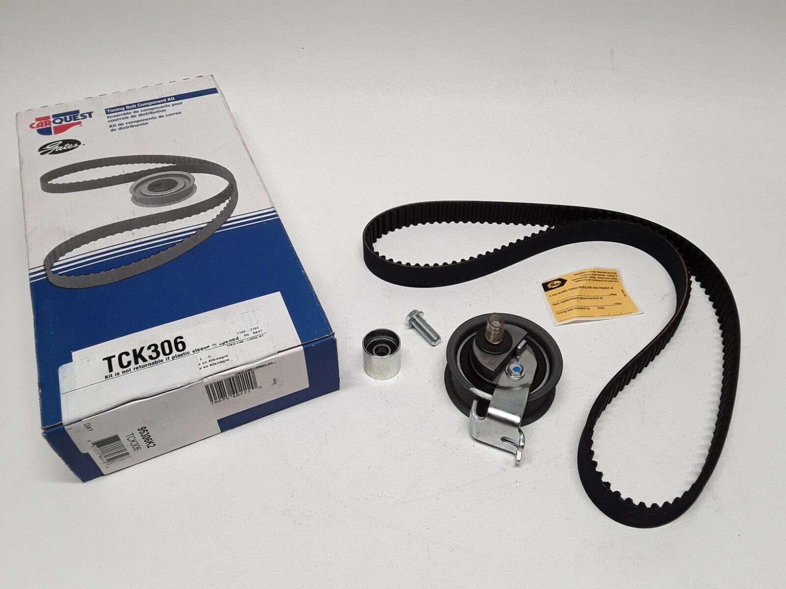 Engine Timing Belt Component Kit-GAS CARQUEST TCK306 Fits Beetle,Golf,Jetta, TT - HotCarParts