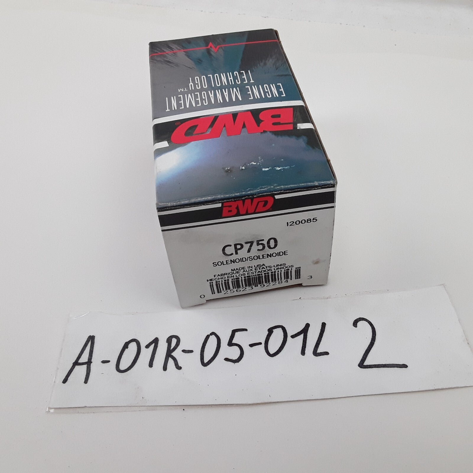 BWD CP750 Vapor Canister Purge Solenoid Valve Fits Mazda CX-7 2010 2011 2012