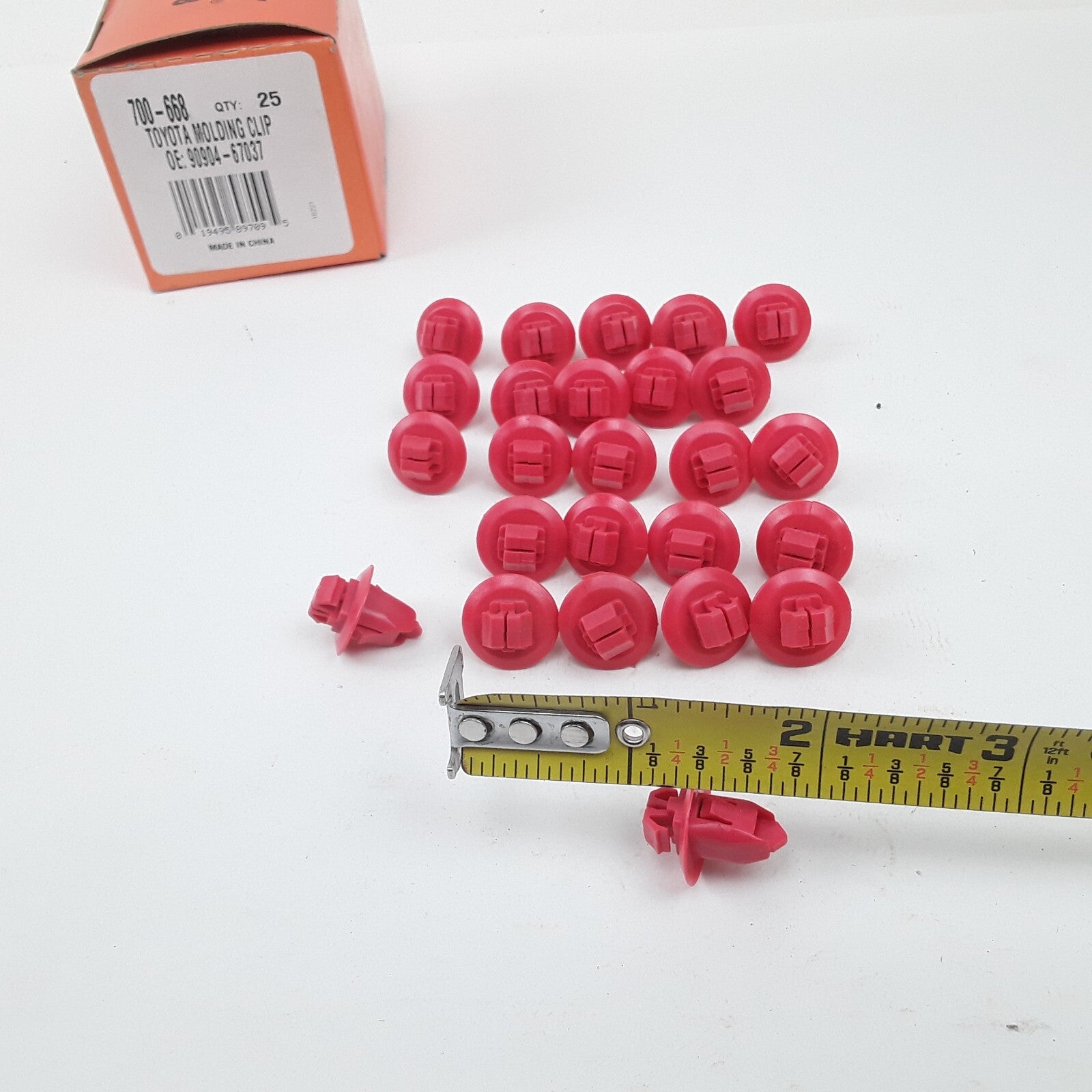 Pack of 25 Multi-Purpose Fender Molding Clip Retainer Fits Tacoma Tundra 4Runner