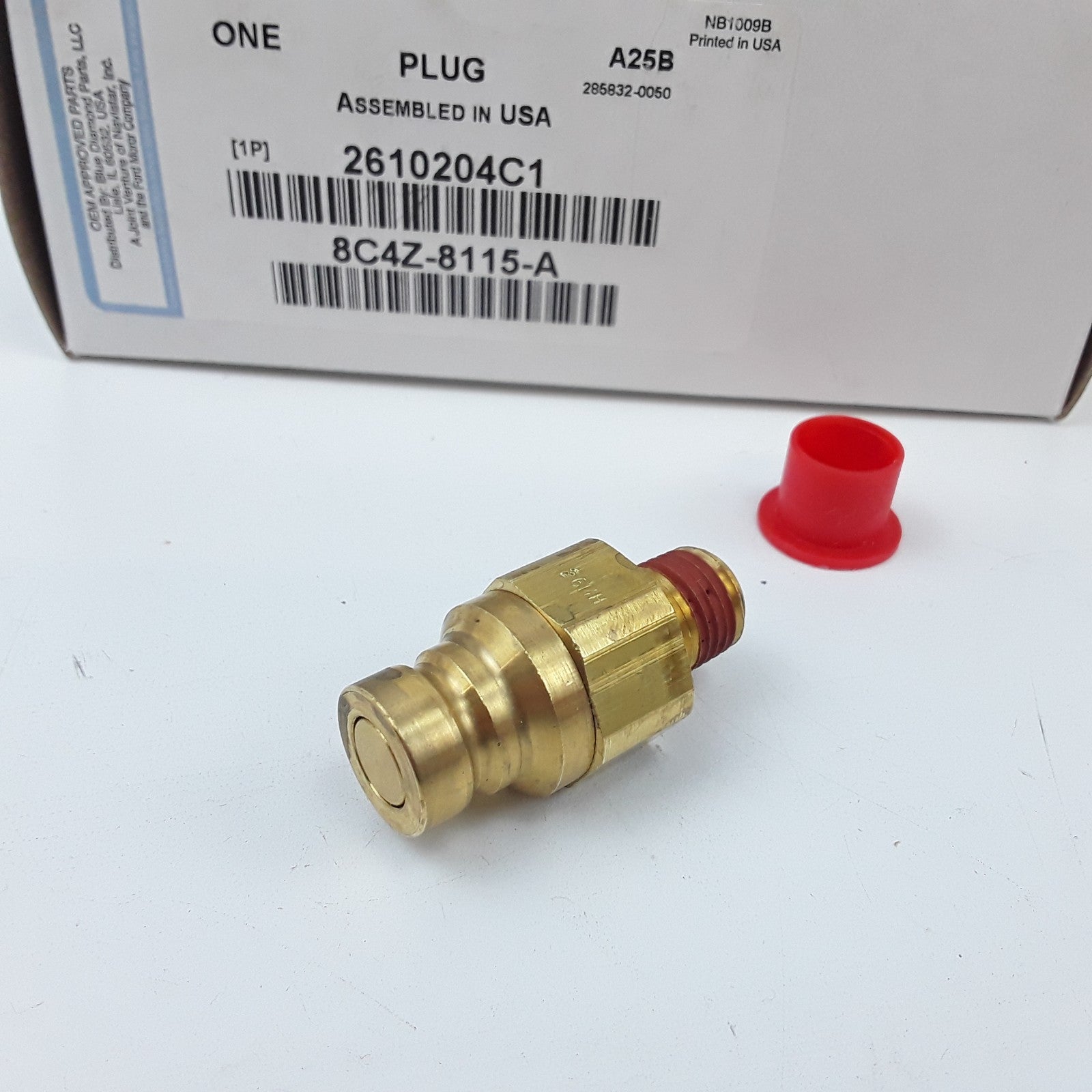 Engine Cylinder Quick Connect Radiator Drain Plug Fitting International Navistar