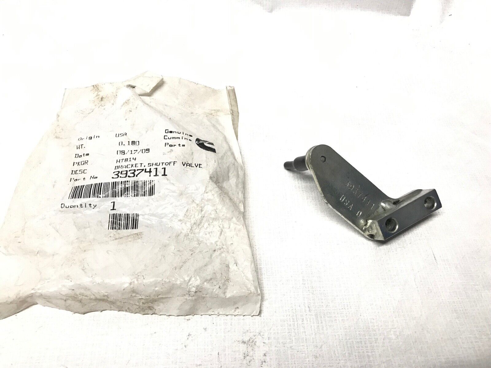 Cummins BRACKET,SHUTOFF VALVE 3937411 - HotCarParts
