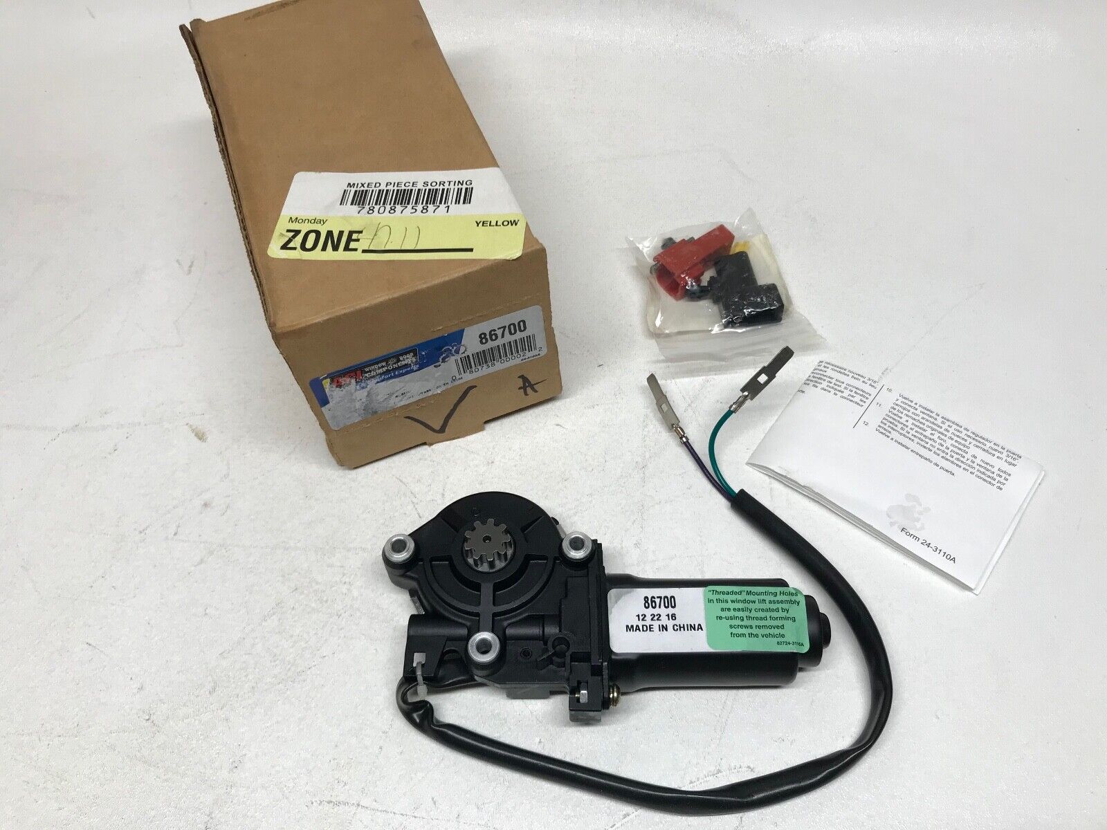 Power Window Motor Front Right ACI/Maxair 86700 for Dodge B250 B350 D150 D250.. - HotCarParts