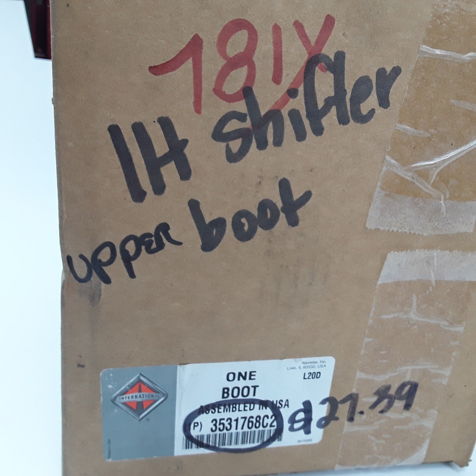 OEM Shift Upper Boot International 2500 2600 3300 4100 5500i Lonestar Prostar