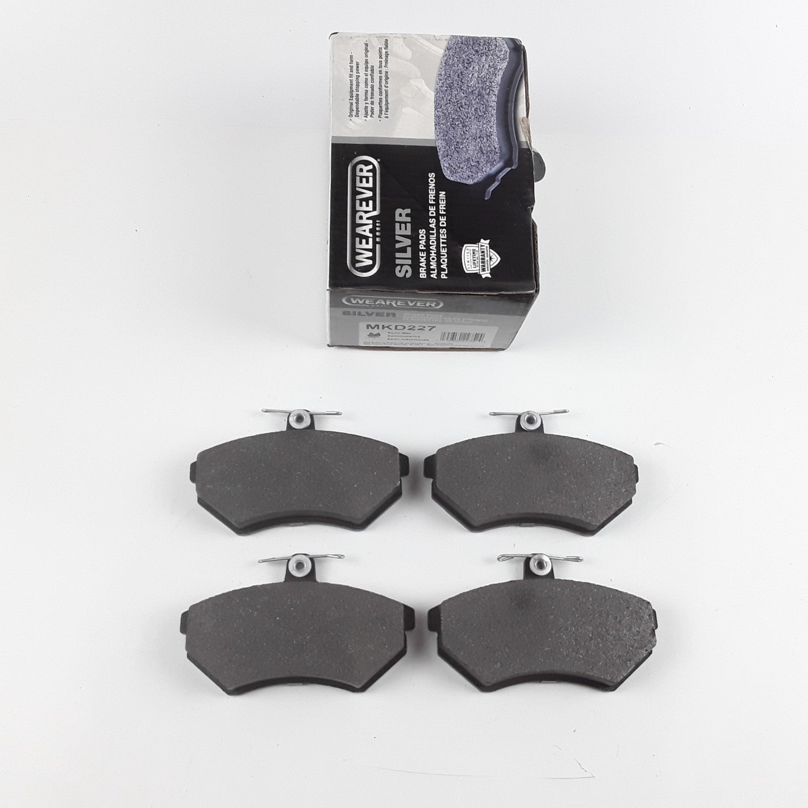 Wearever MKD227 Front Disc Brake Pad Set Fits Audi Quattro, 5000 1981 1982 1983