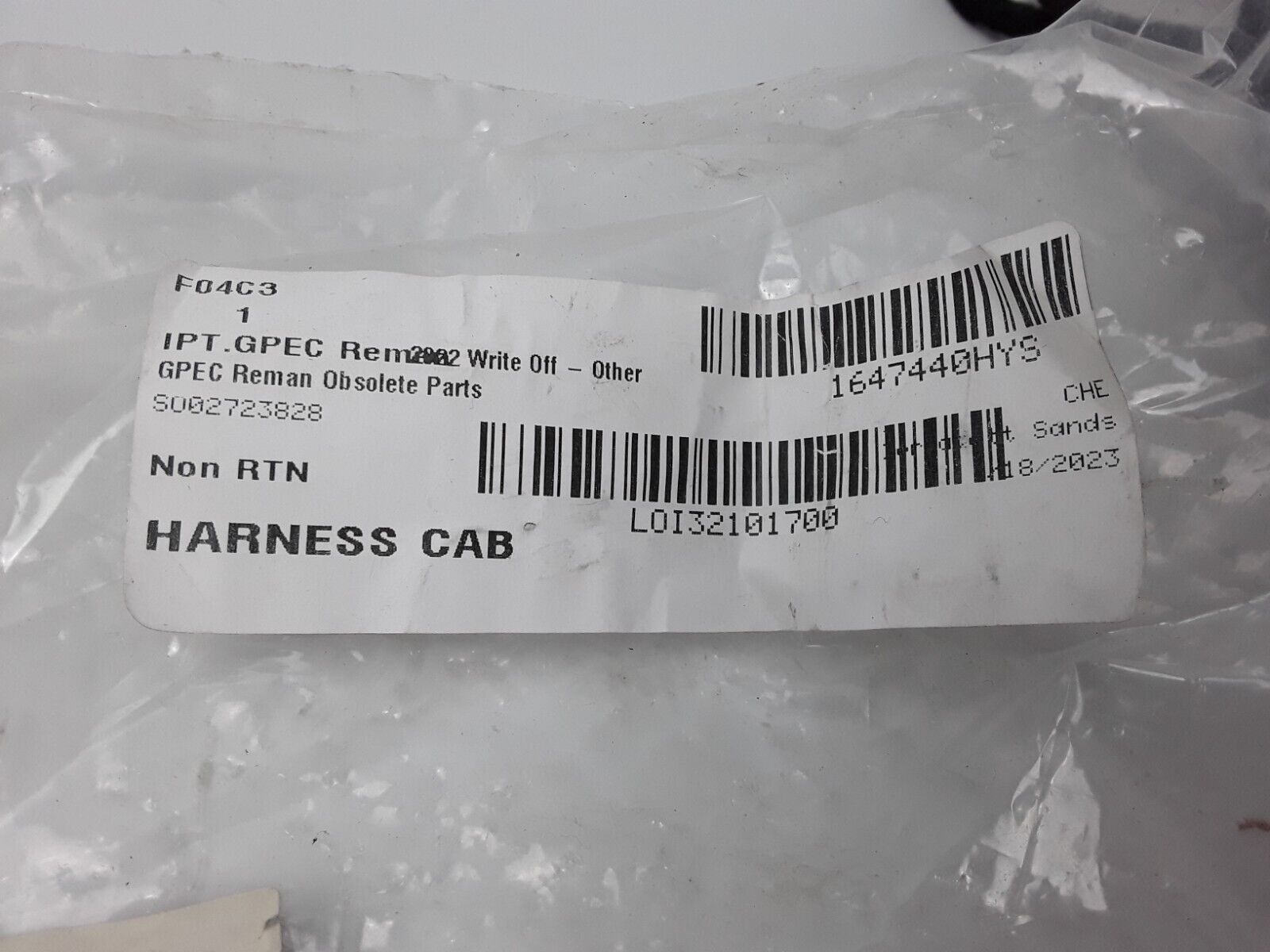 HYSTER 1647440 ForkLift Fork Lift Wire Harness Cab Part Parts Fast Free Shipping - HotCarParts