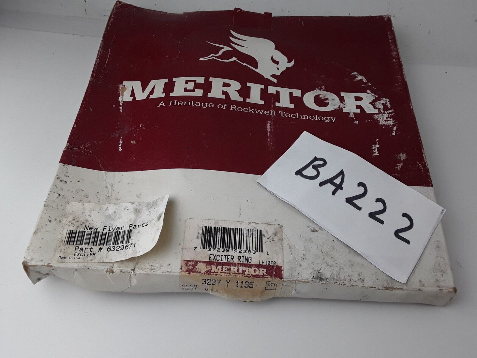 MERITOR 3237 Y 1195 0R 3237Y1195 EXCITER RING GILLIG 82-19710-002 09002134 - HotCarParts