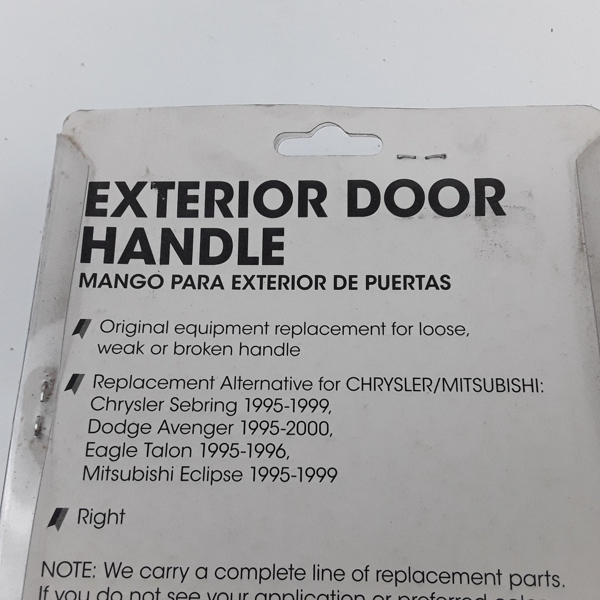 Front Right Exterior Door Handle For Dodge Chrysler Eagle Mitsubishi (1995-2000)