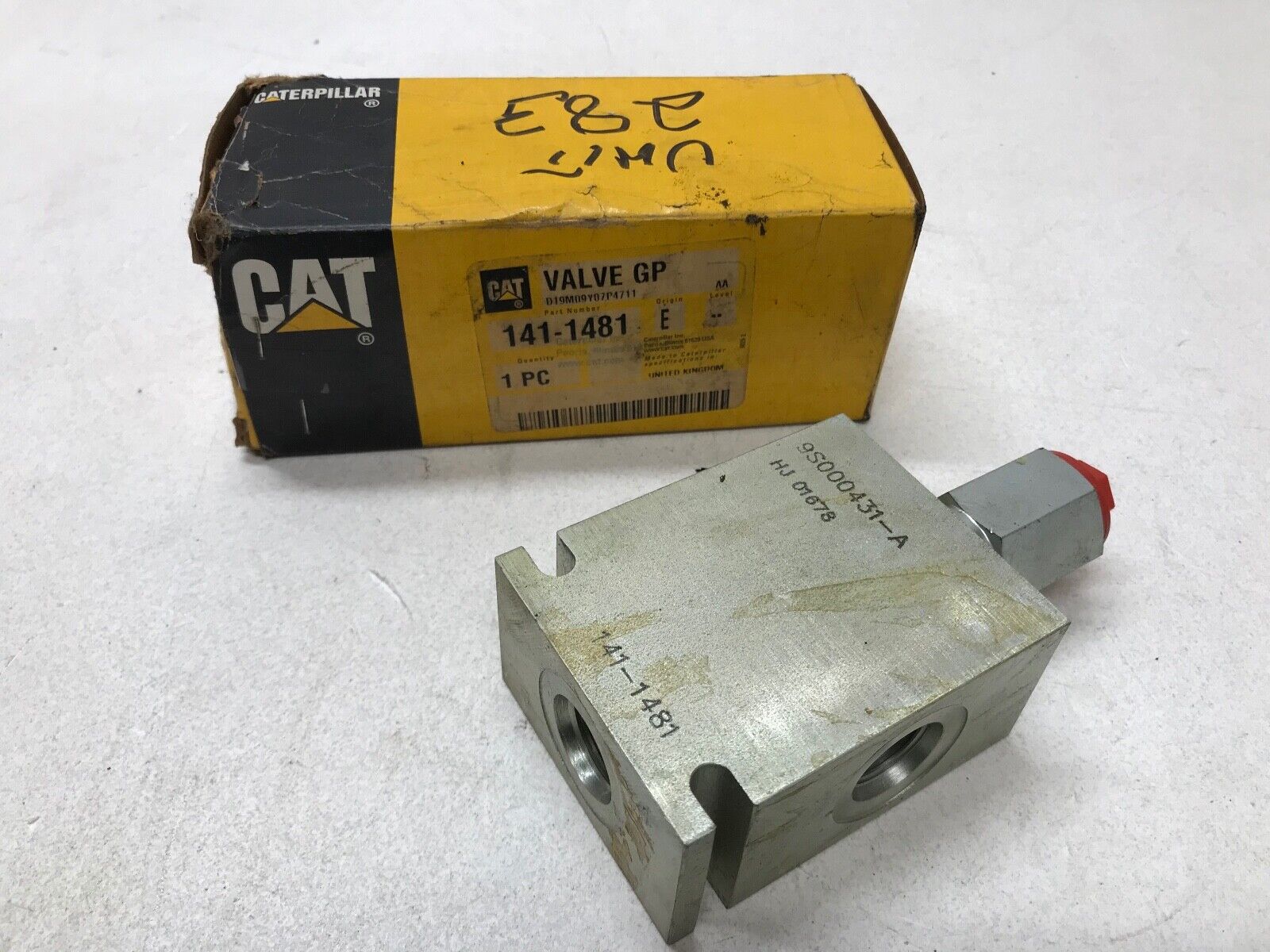 Caterpillar CAT OEM VALVE GP-SHUTTLE 141-1481 / 9S000431-A HJ01678 125-3657 - HotCarParts