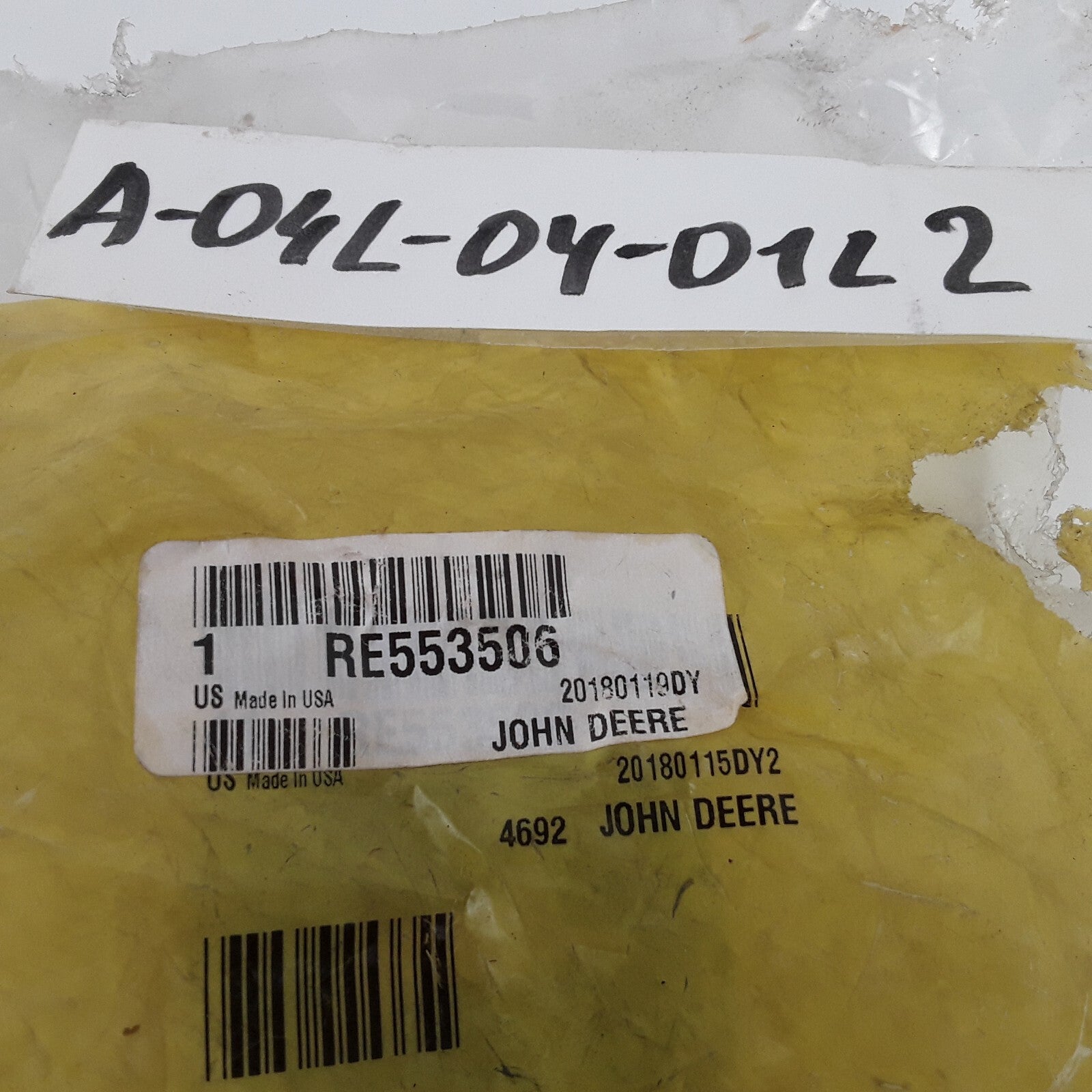 John Deere High Pressure Fuel Pipe Line RE553506 For Optimal Performance
