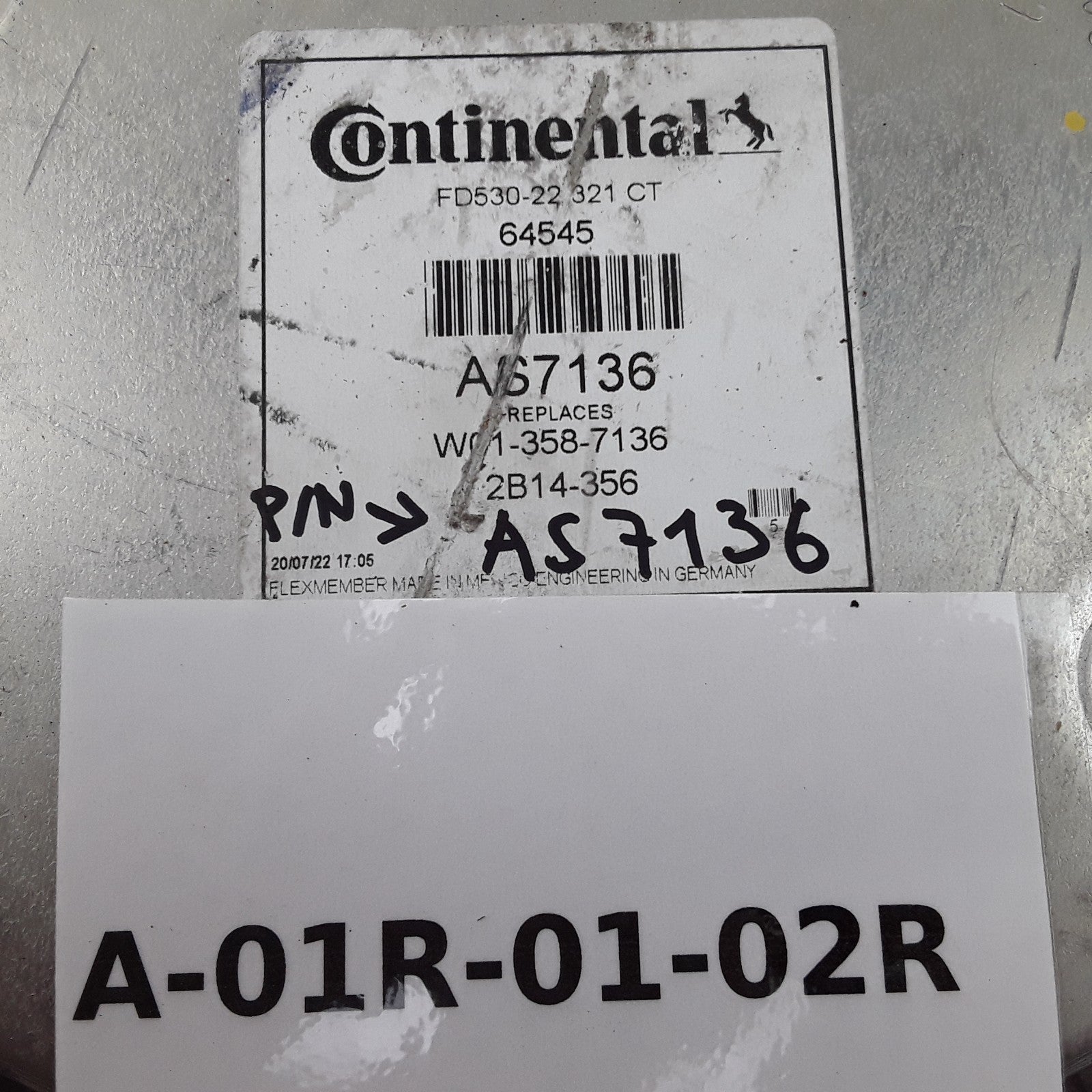 Continental AS7136 Airlift Bag Air Suspension Spring For Heavy Duty Car Trucks