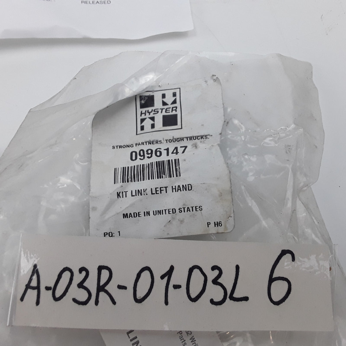 Left Hand Brake Link Kit Fits Hyster S2.50XL S60XL S2.00XL S50XL S40XL Forklifts