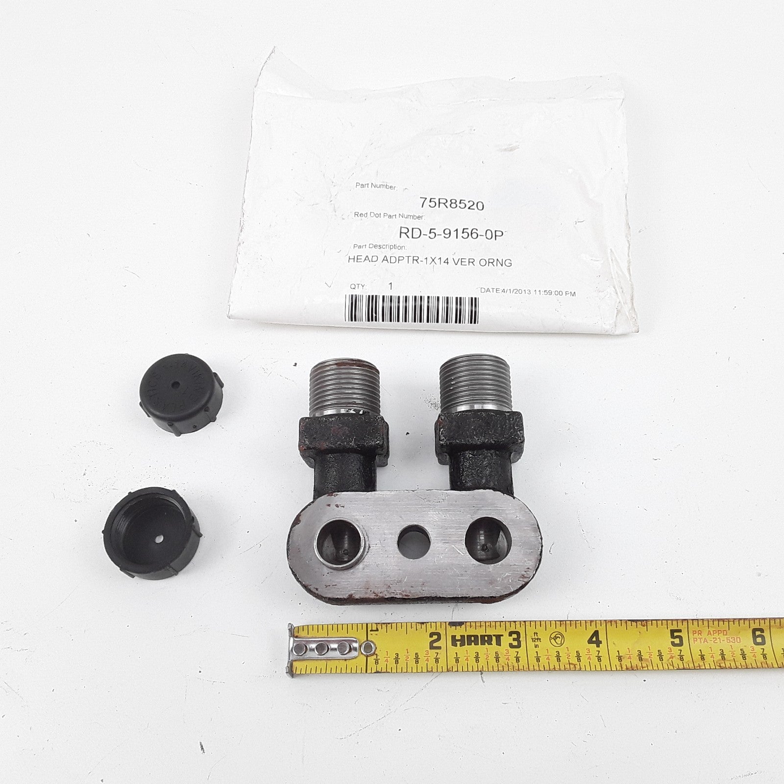 Red Dot 75R8520 Compressor Rear Port Adapter Head Type E Heavy Duty Performance