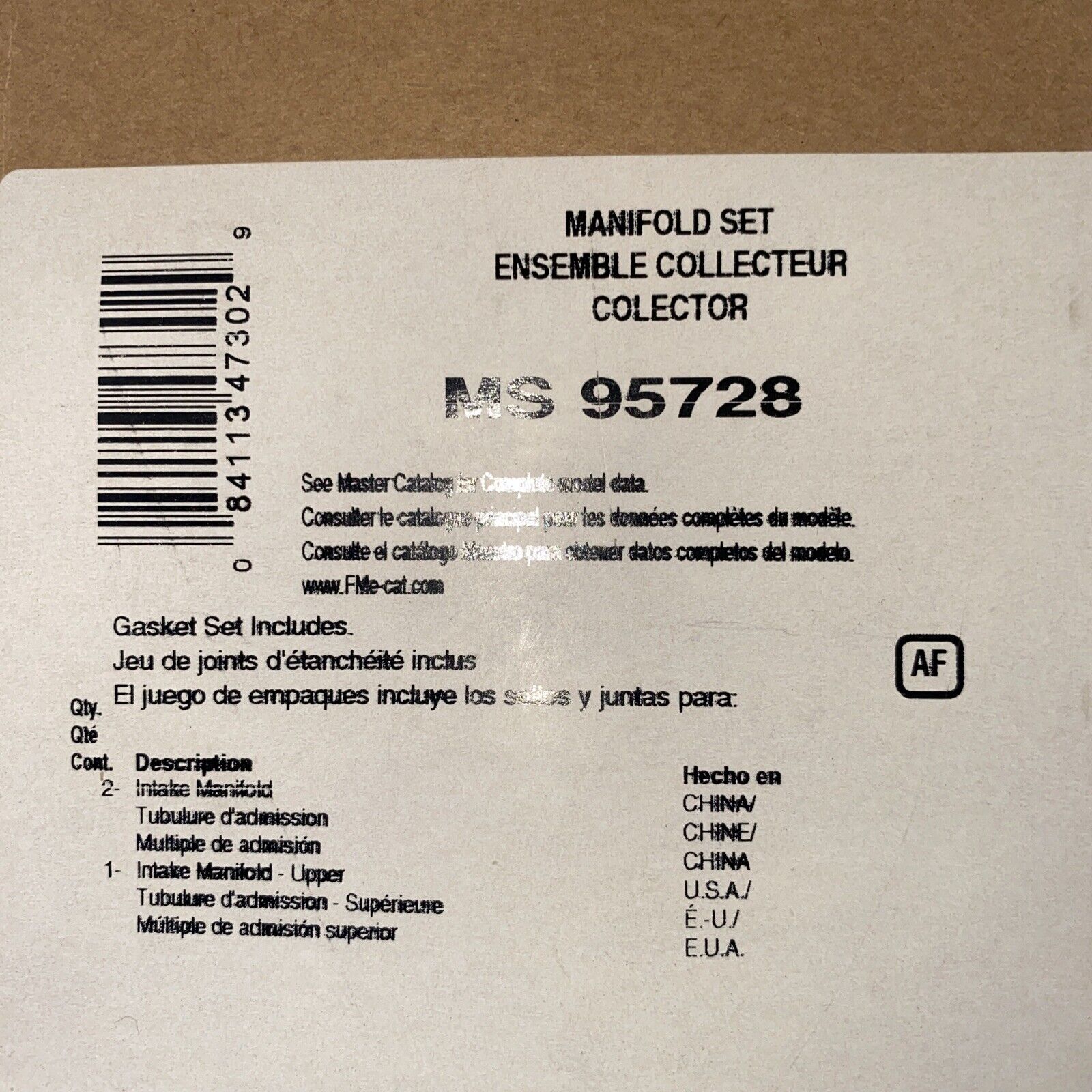 MS 95728 Fel-Pro Intake Manifold Gaskets FelPro MS95728 - Free Shipping - HotCarParts